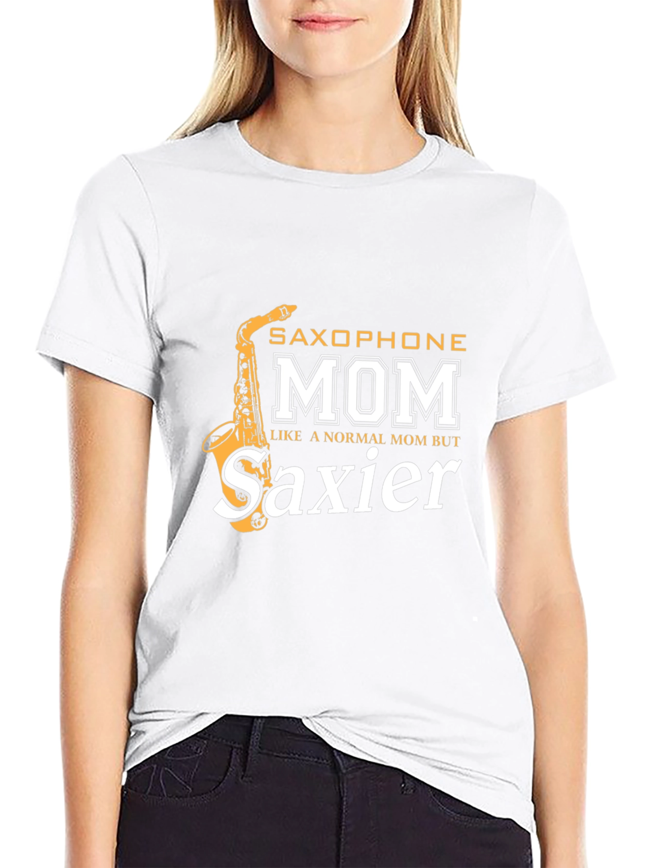 Saxophone Mom T-Shirt - Saxier Than Normal!
