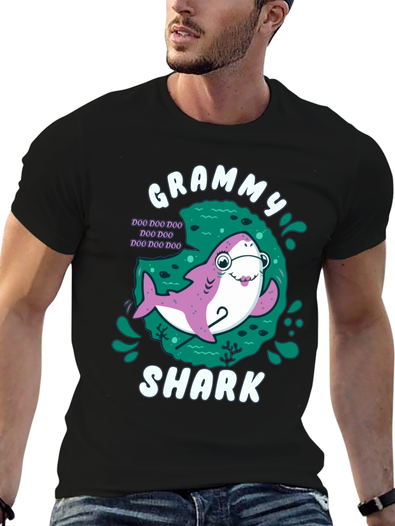 Grammy Shark T-Shirt - Doo Doo Doo Grandma Tee