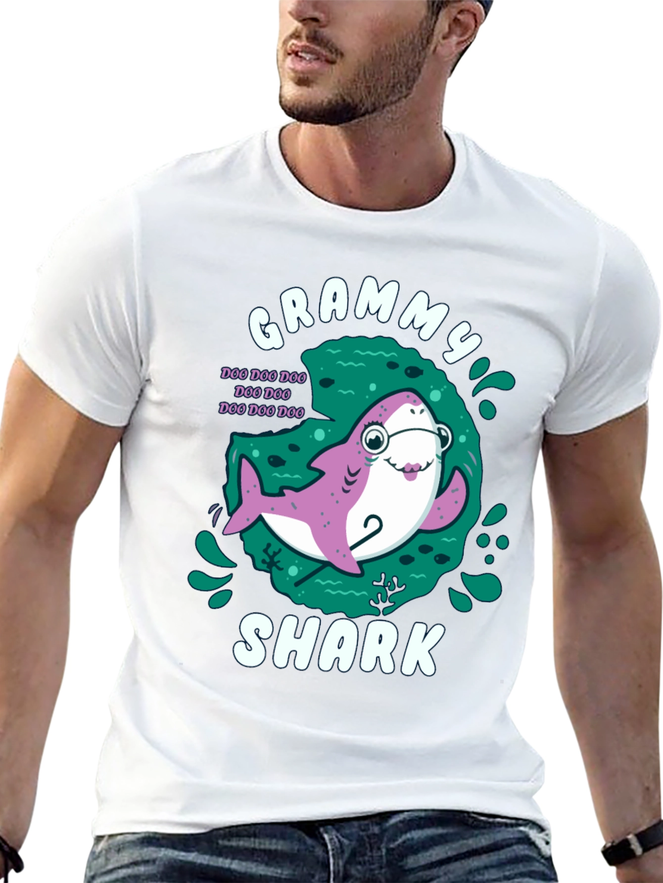 Grammy Shark T-Shirt - Doo Doo Doo Grandma Tee