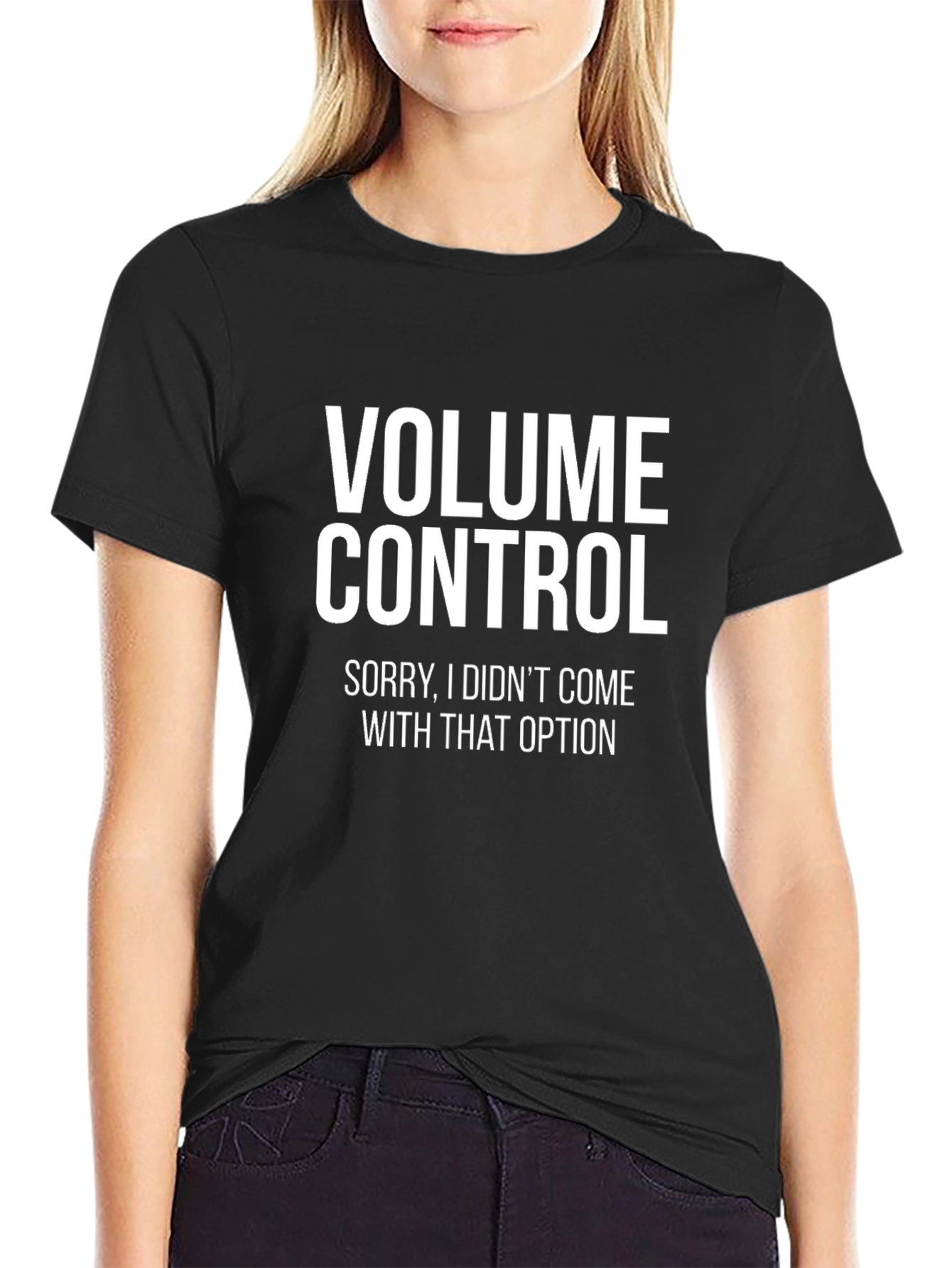 Volume Control Funny Graphic T-Shirt
