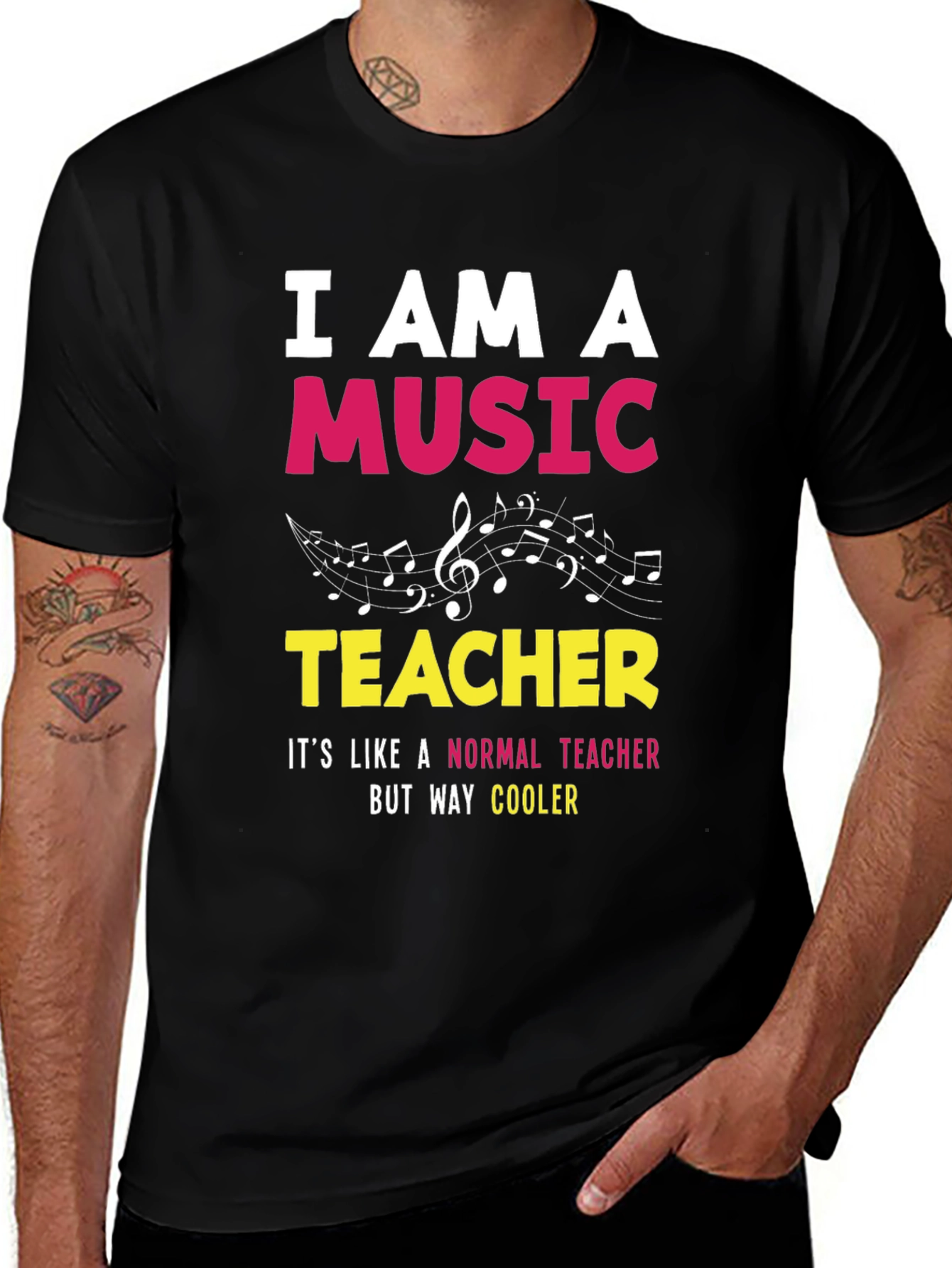 Music Teacher T-Shirt - Cool Teacher Tee
