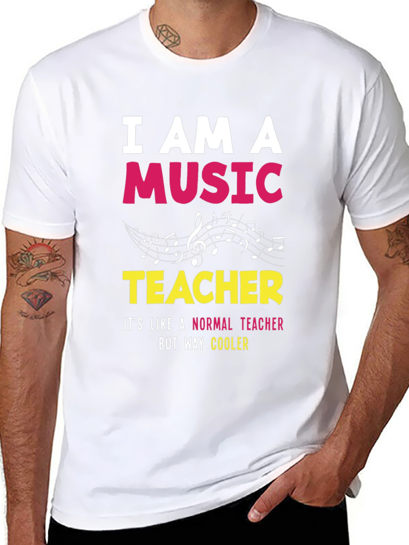 Music Teacher T-Shirt - Cool Teacher Tee