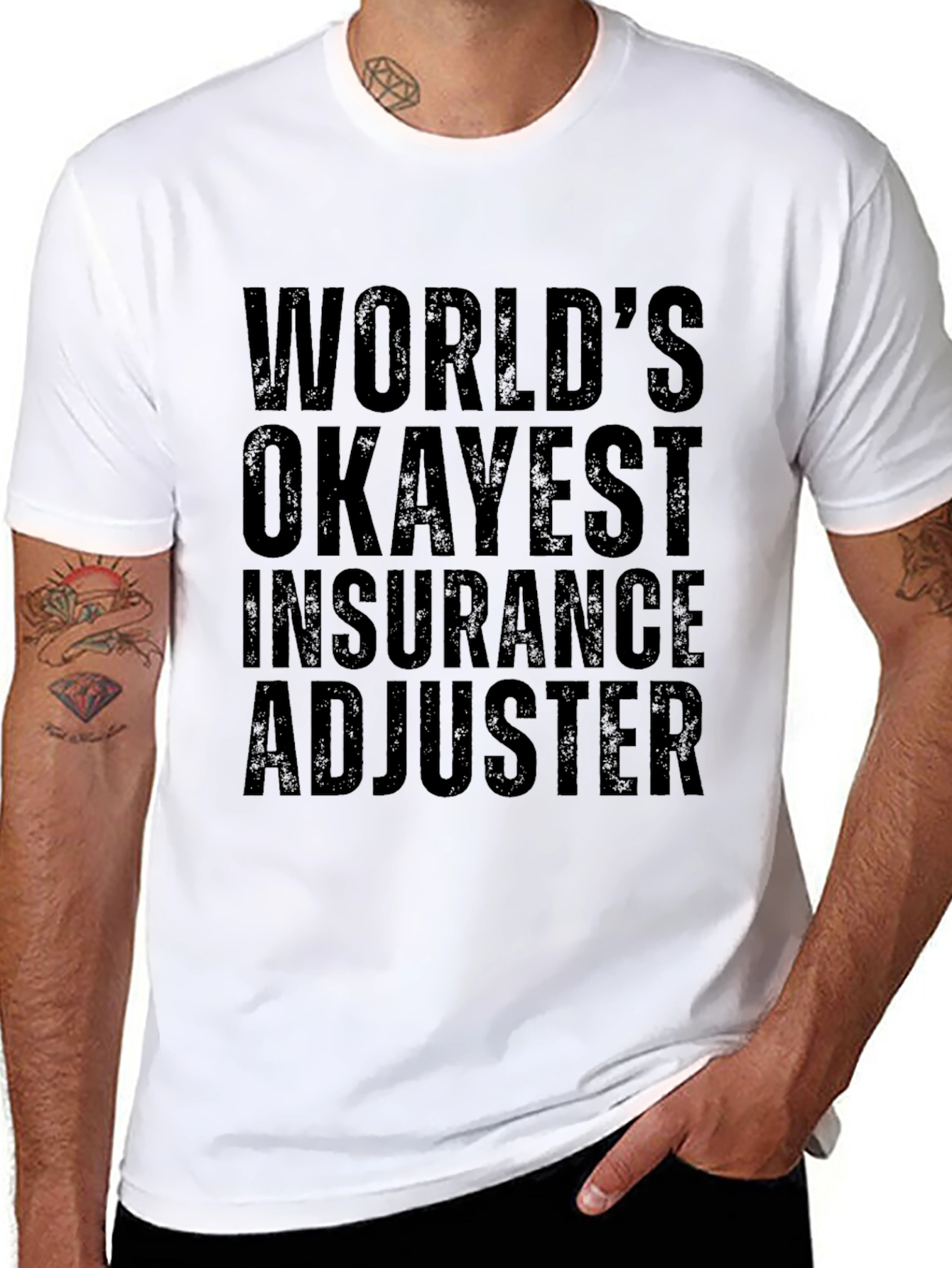 Worlds Okayest Insurance Adjuster T-Shirt