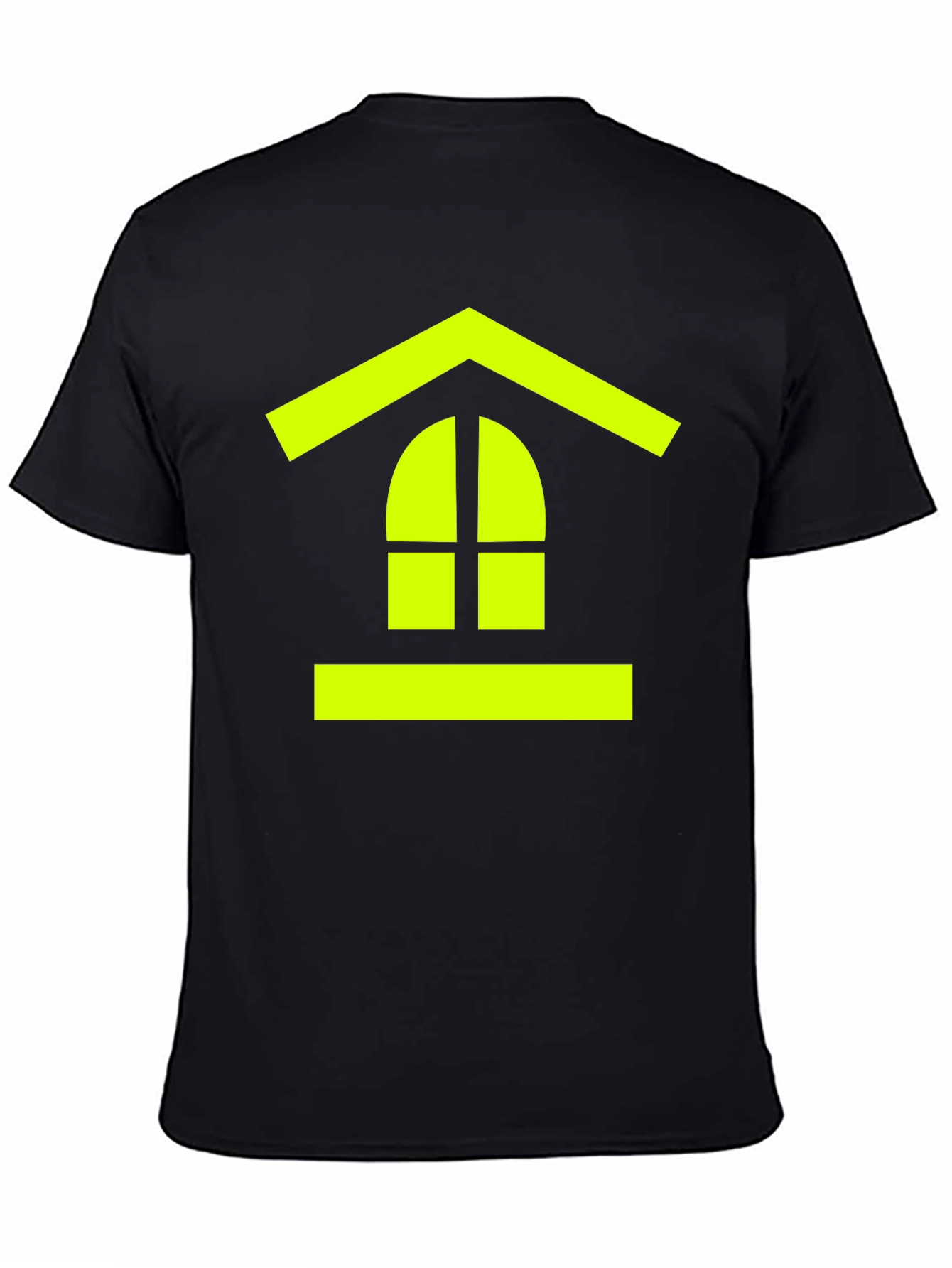 Abstract Window Tee - Modern Black T-Shirt