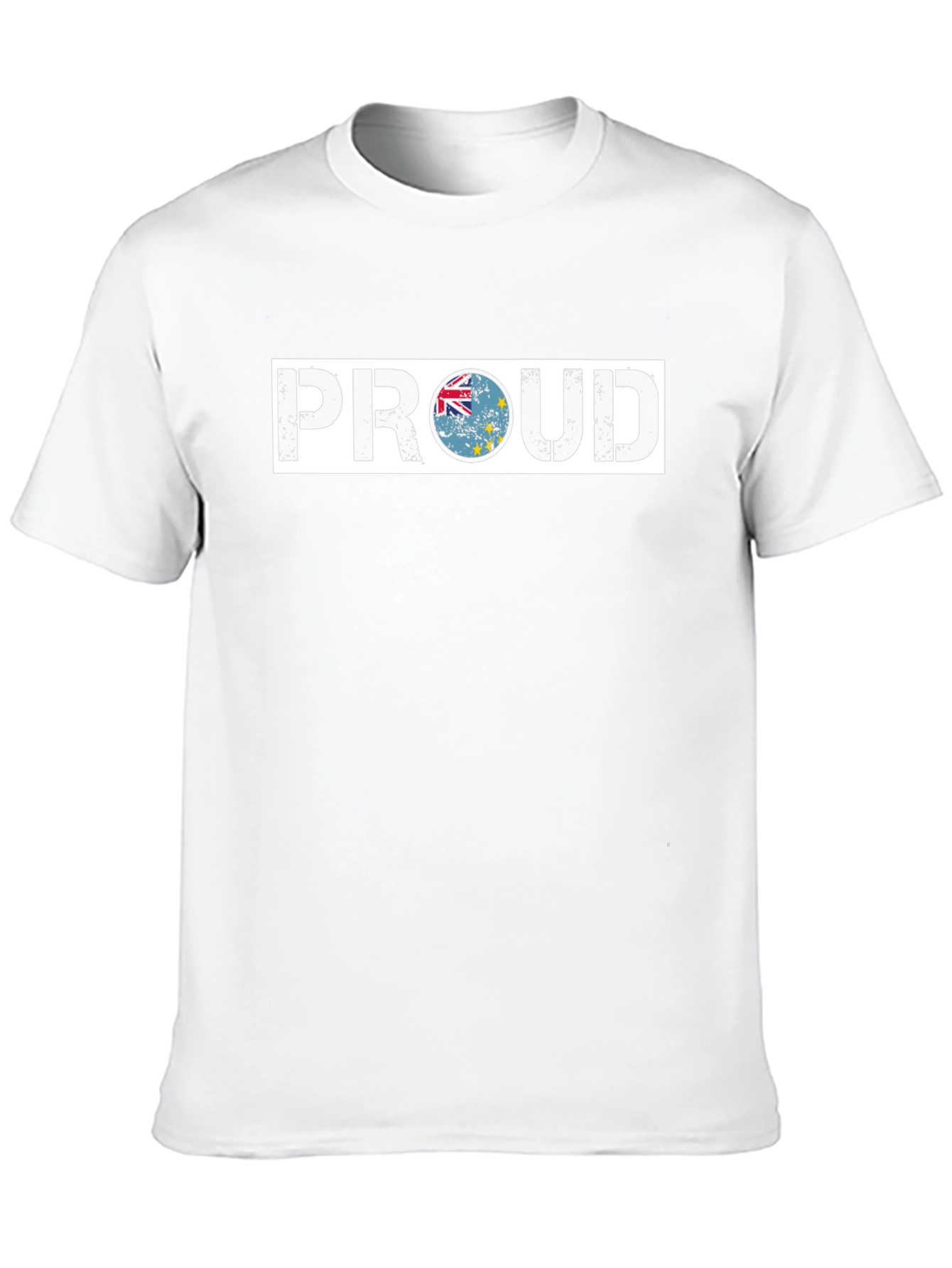 Tuvalu Proud T-Shirt - Black Crew Neck Tee