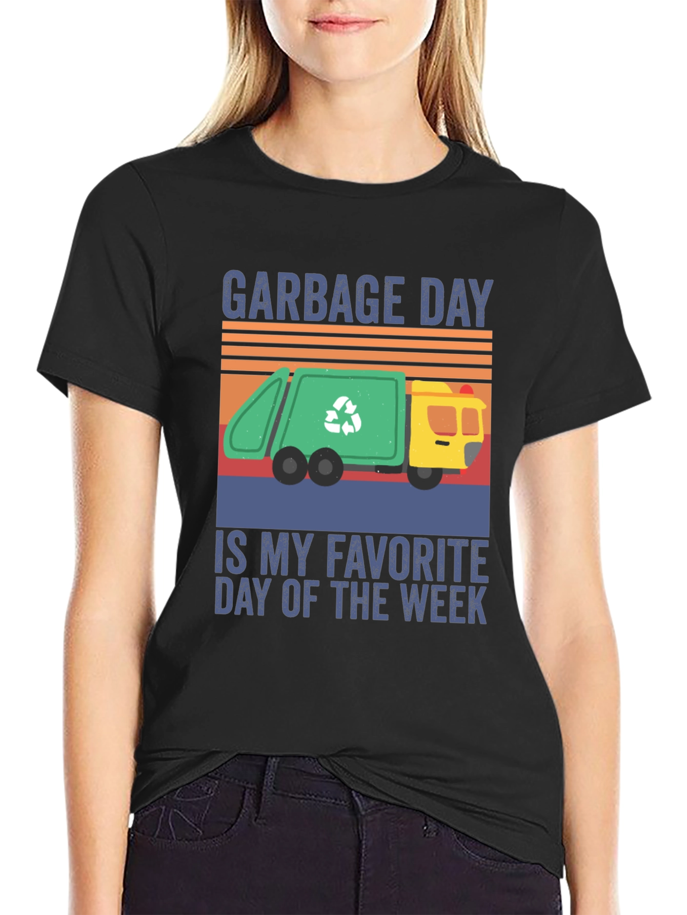 Garbage Day T-Shirt - Recycle Truck Tee