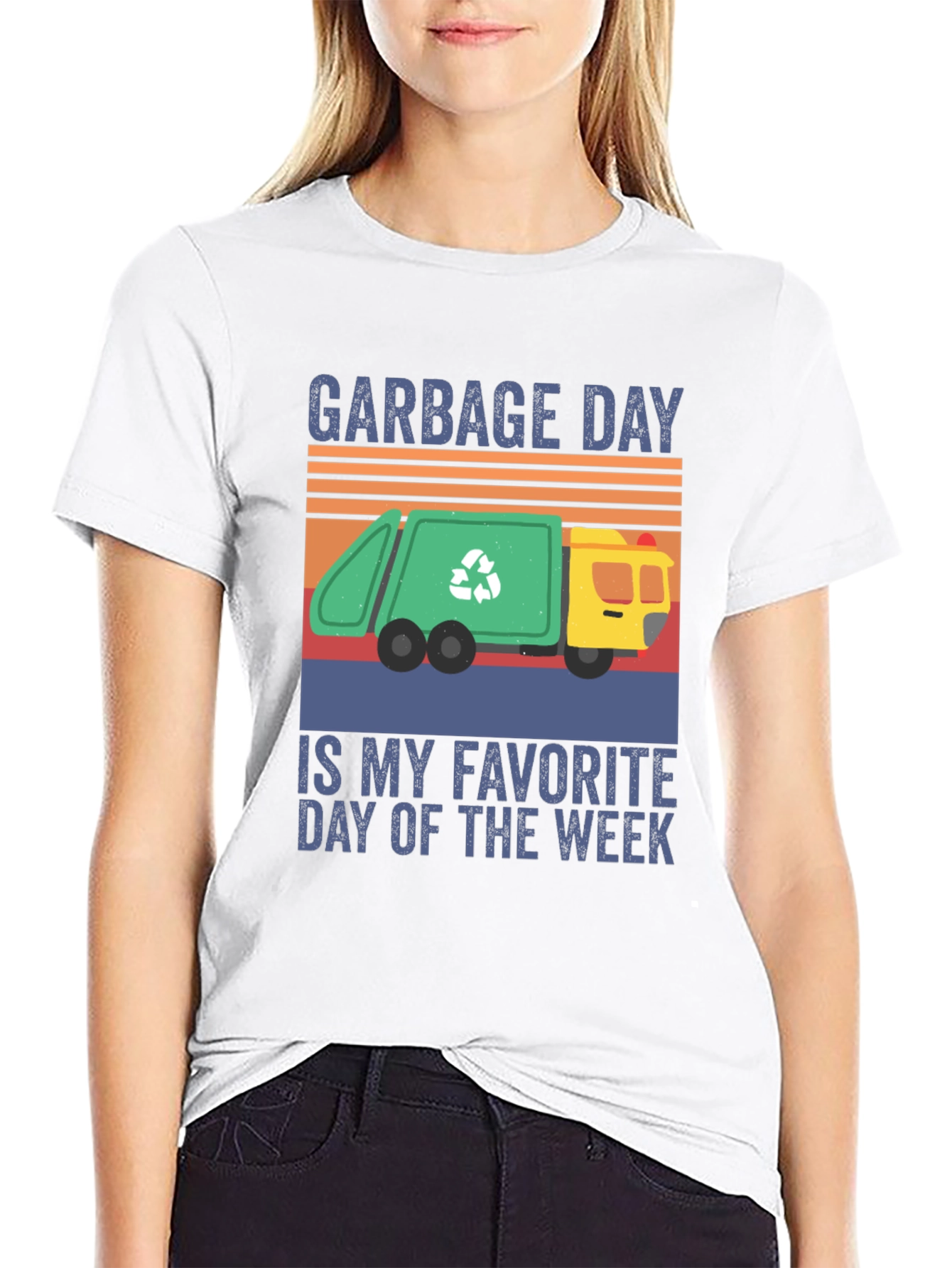 Garbage Day T-Shirt - Recycle Truck Tee