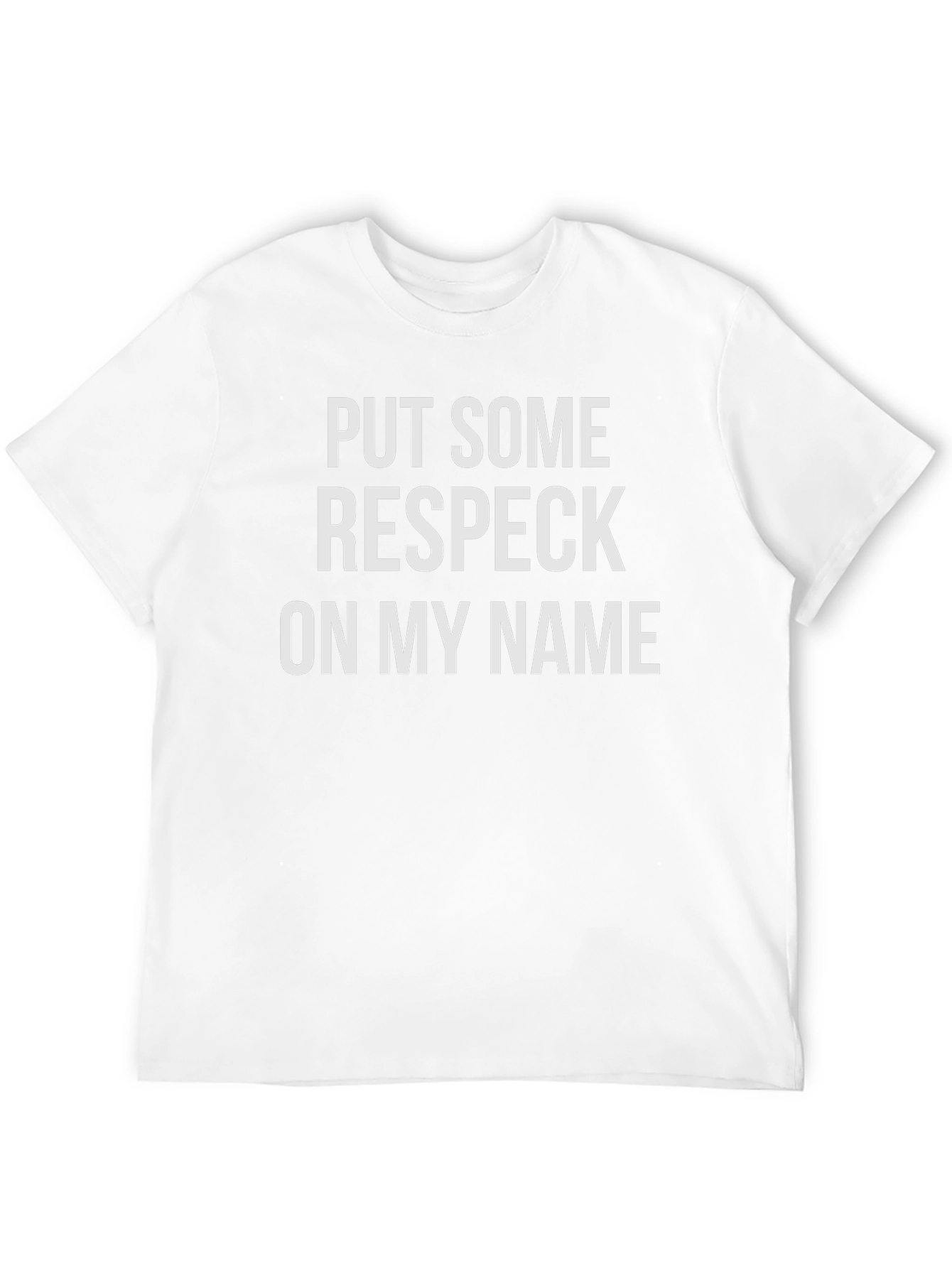 Respect My Name Black T-Shirt