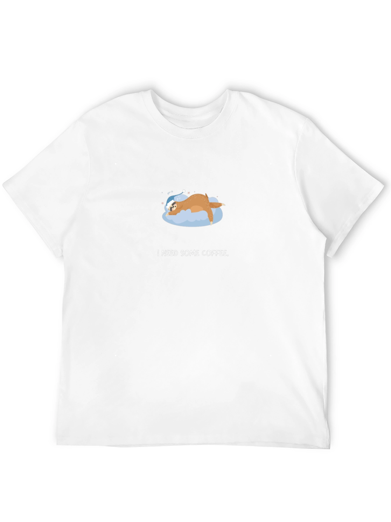 I Need Coffee Sloth T-Shirt