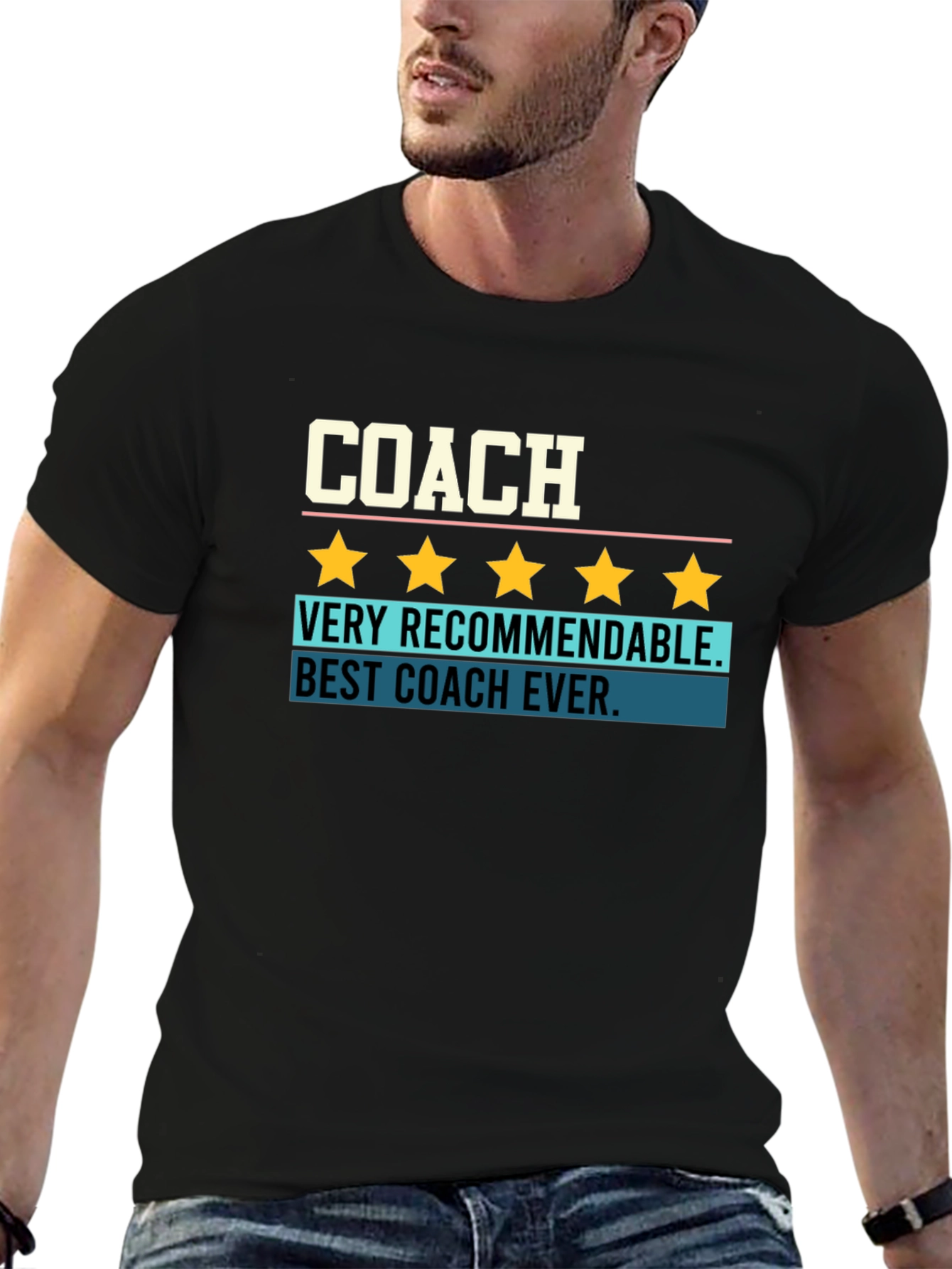 Best Coach Ever T-Shirt - Five Star Recommendable