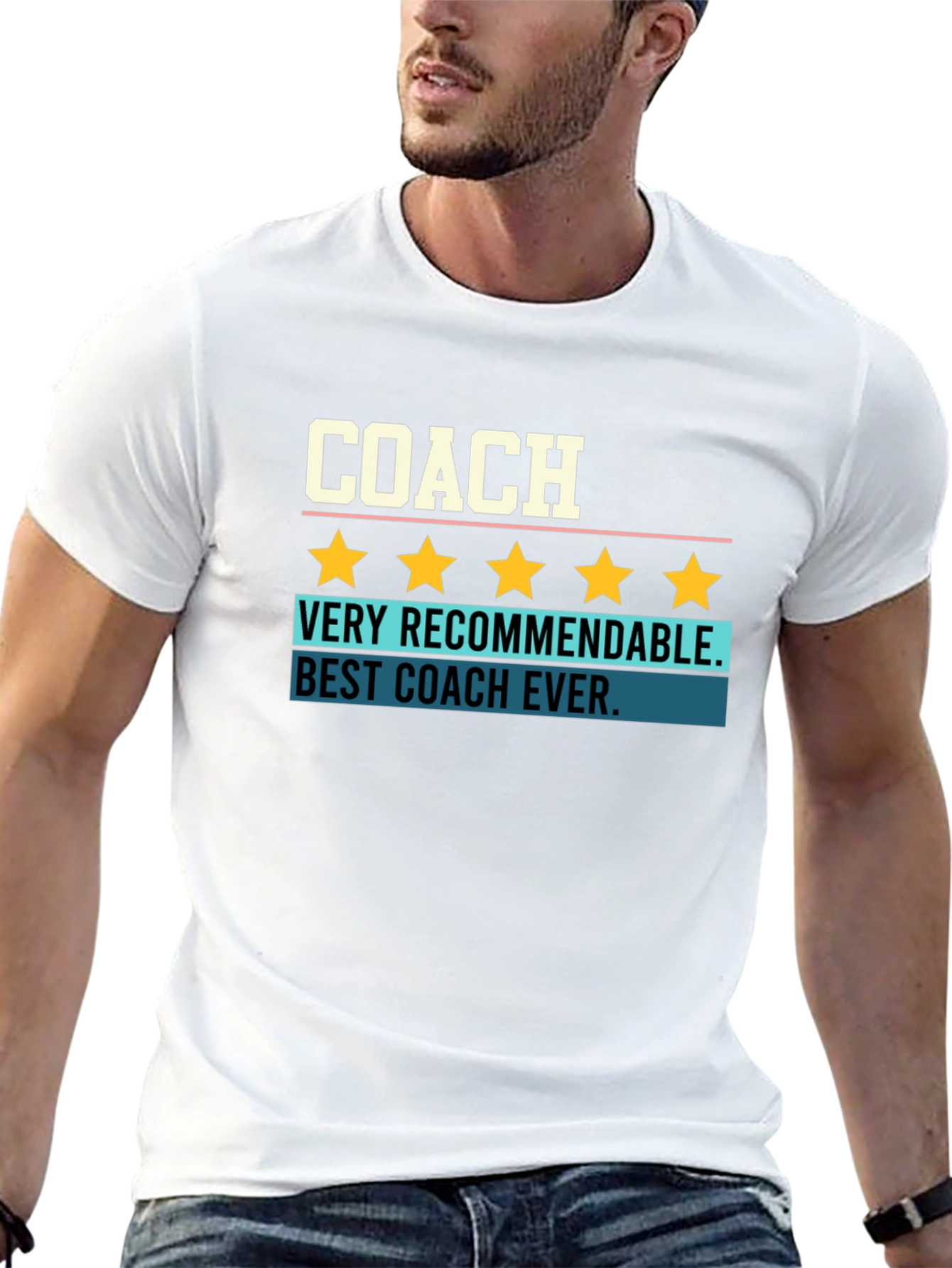 Best Coach Ever T-Shirt - Five Star Recommendable