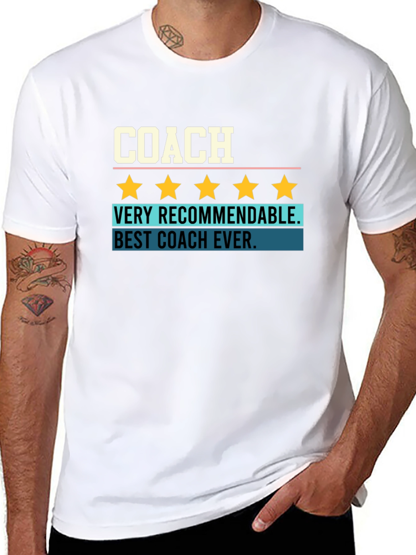 Best Coach Ever T-Shirt - Five Star Recommendable