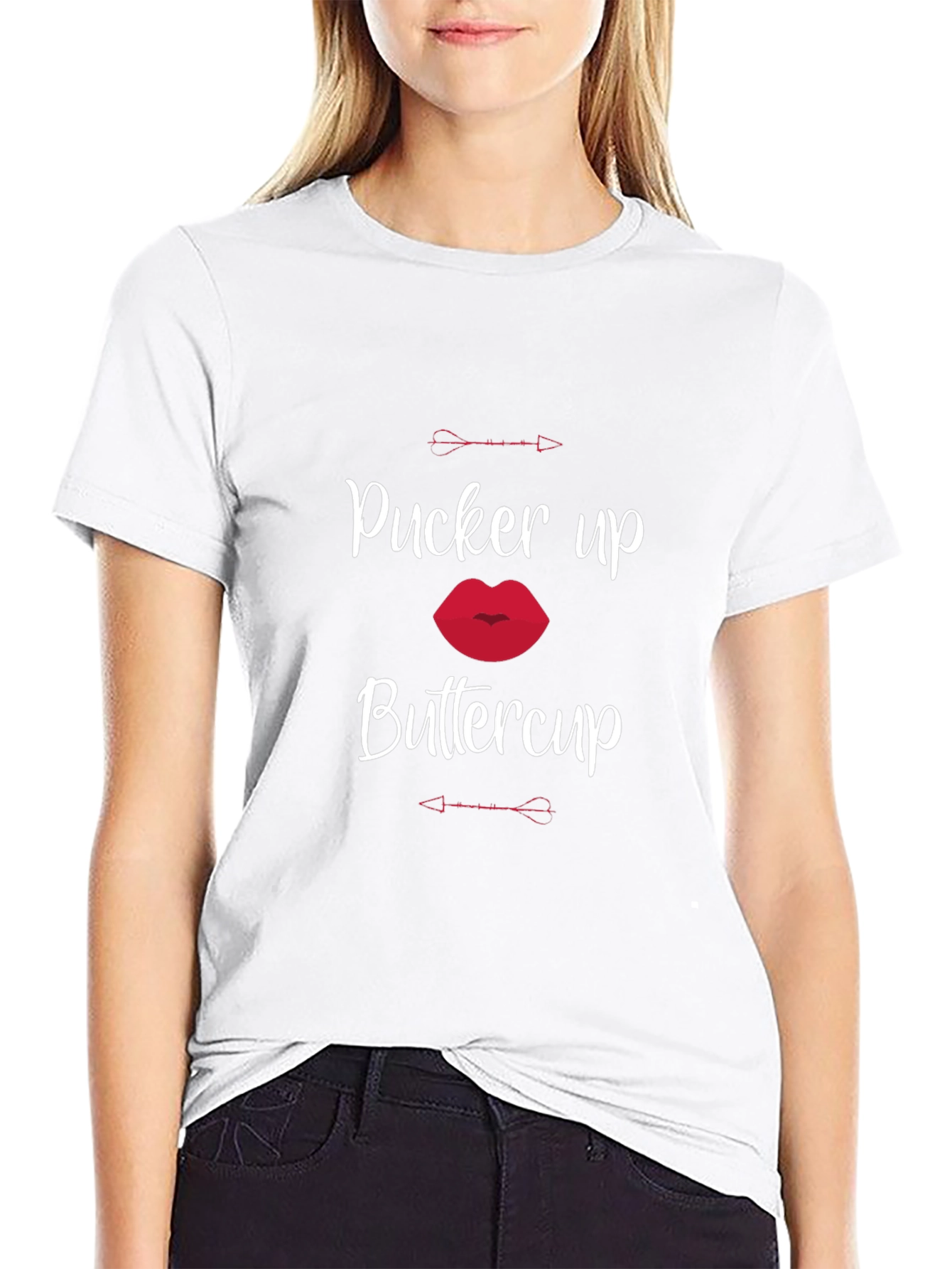 Pucker Up Buttercup Graphic T-Shirt