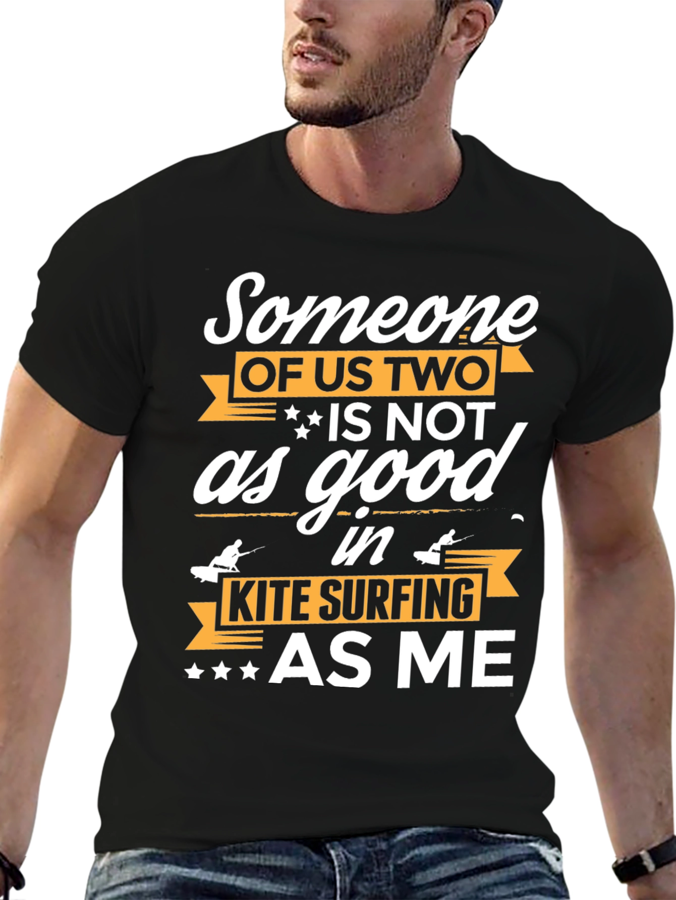 Kite Surfing T-Shirt - Someone of Us Two