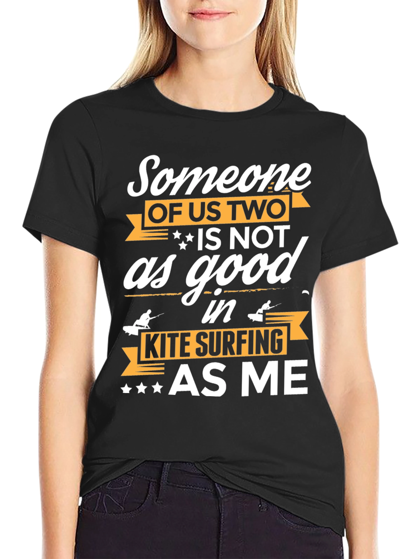 Kite Surfing T-Shirt - Someone of Us Two