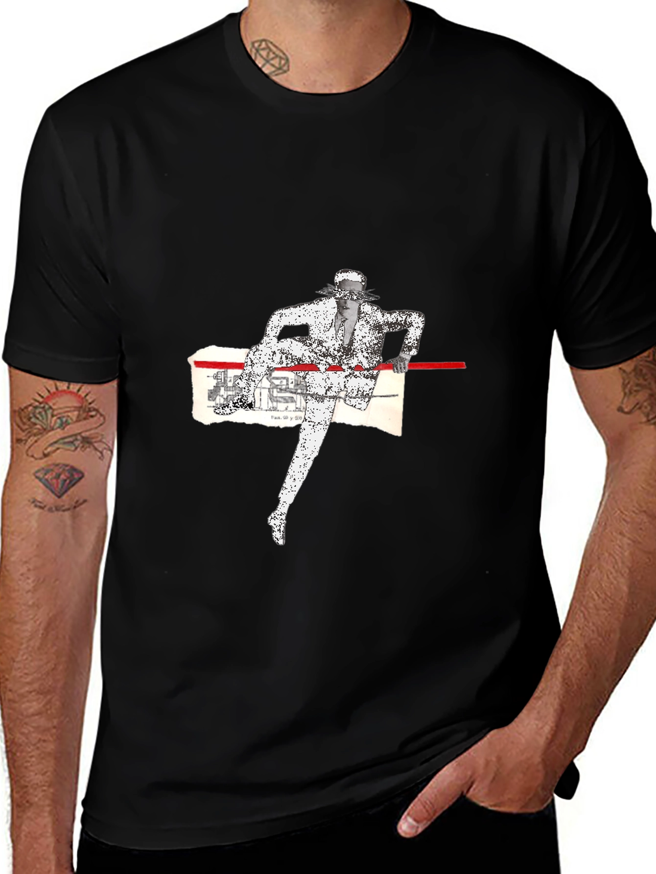 Abstract Graphic Print T-Shirt