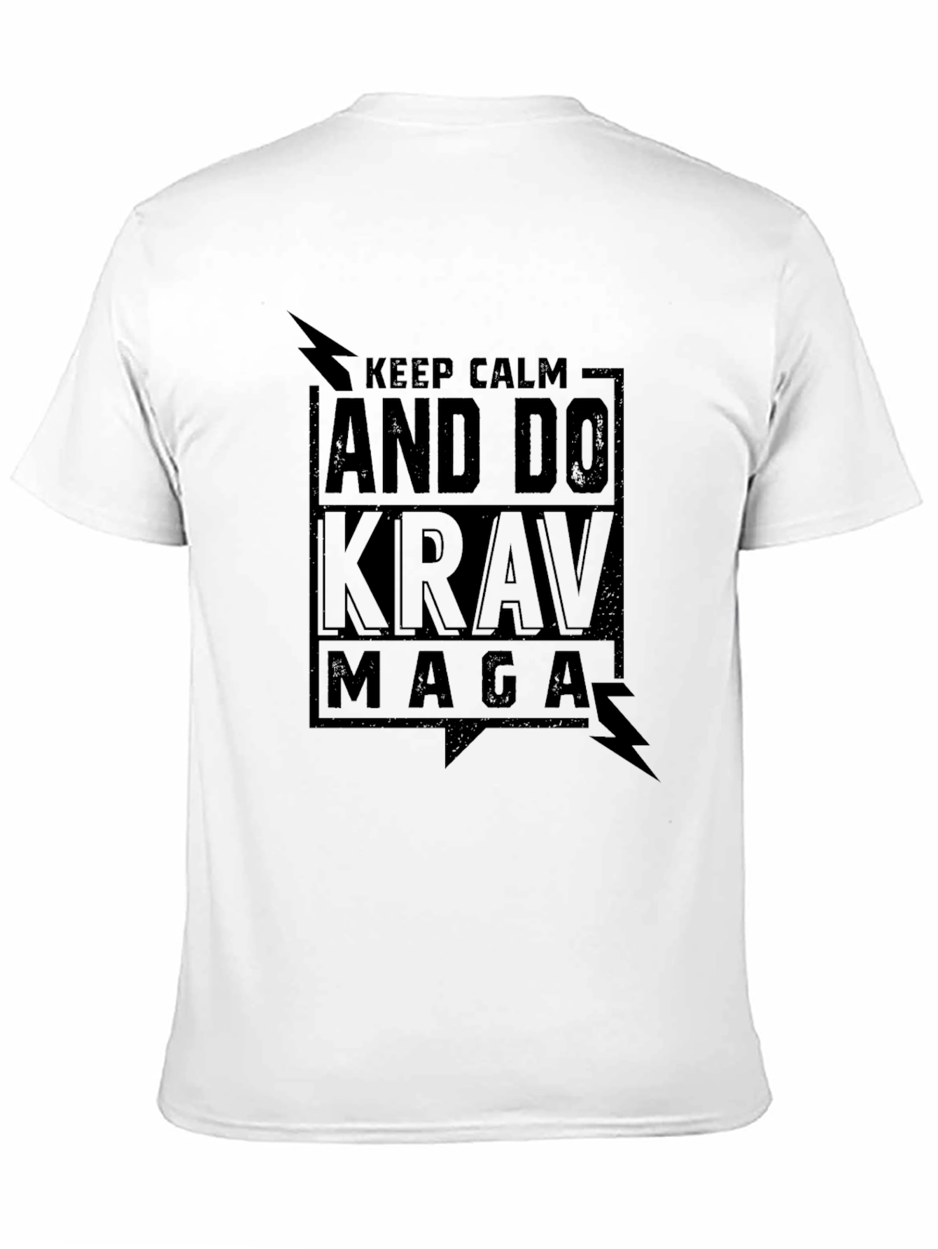 Keep Calm and Do Krav Maga Black T-Shirt