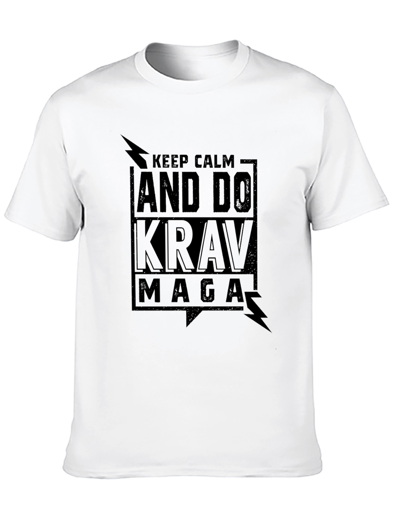 Keep Calm and Do Krav Maga Black T-Shirt