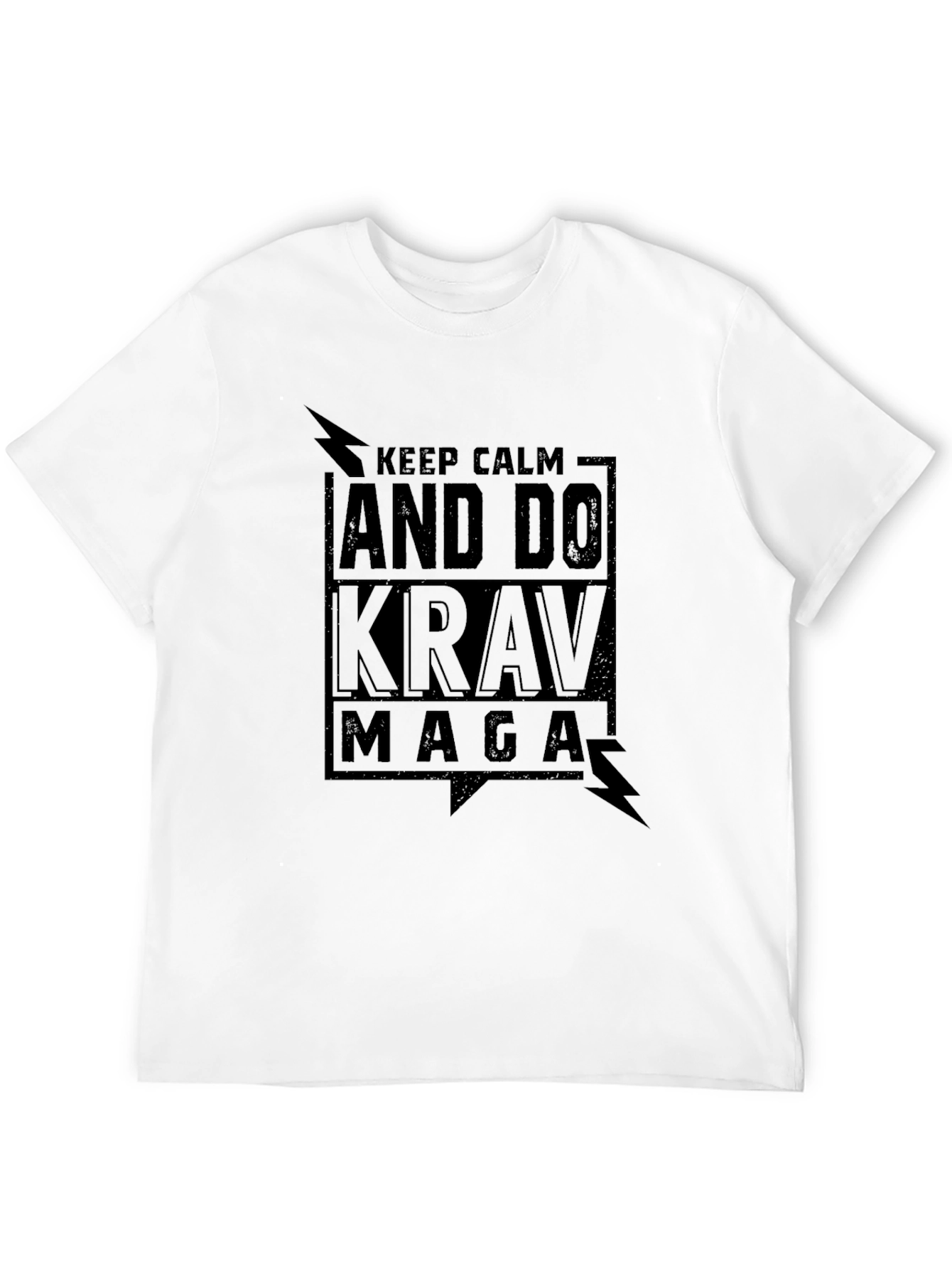 Keep Calm and Do Krav Maga Black T-Shirt