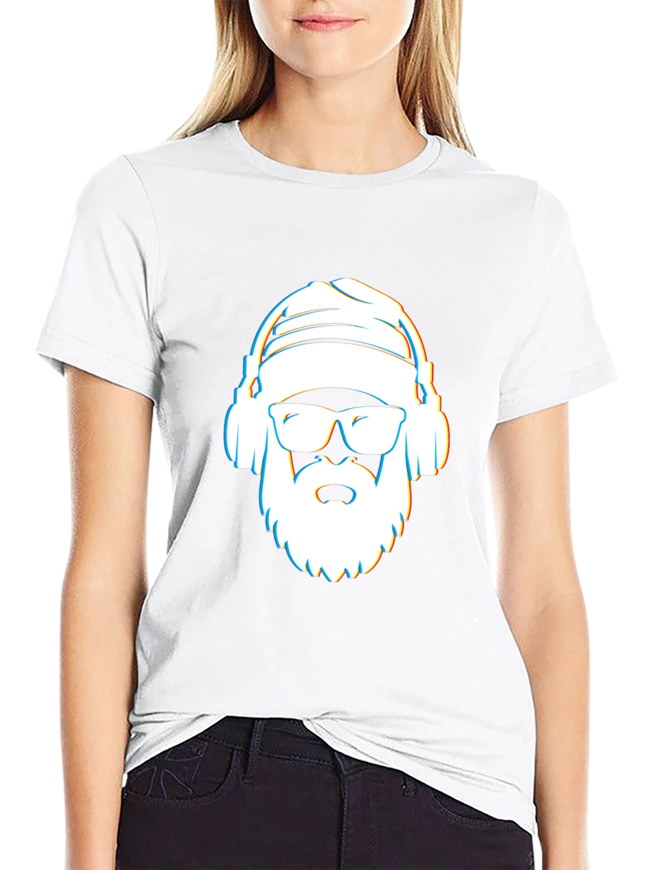 Cool Dude Graphic T-Shirt - Black Cotton Blend