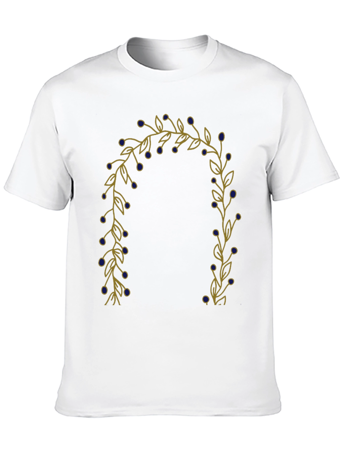 Berry Branch Graphic Black T-Shirt