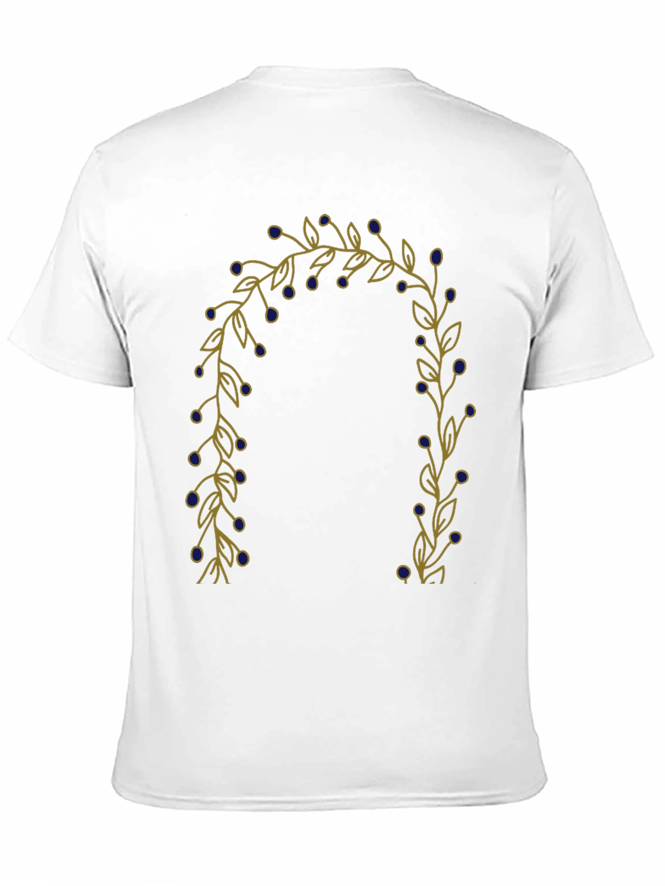 Berry Branch Graphic Black T-Shirt
