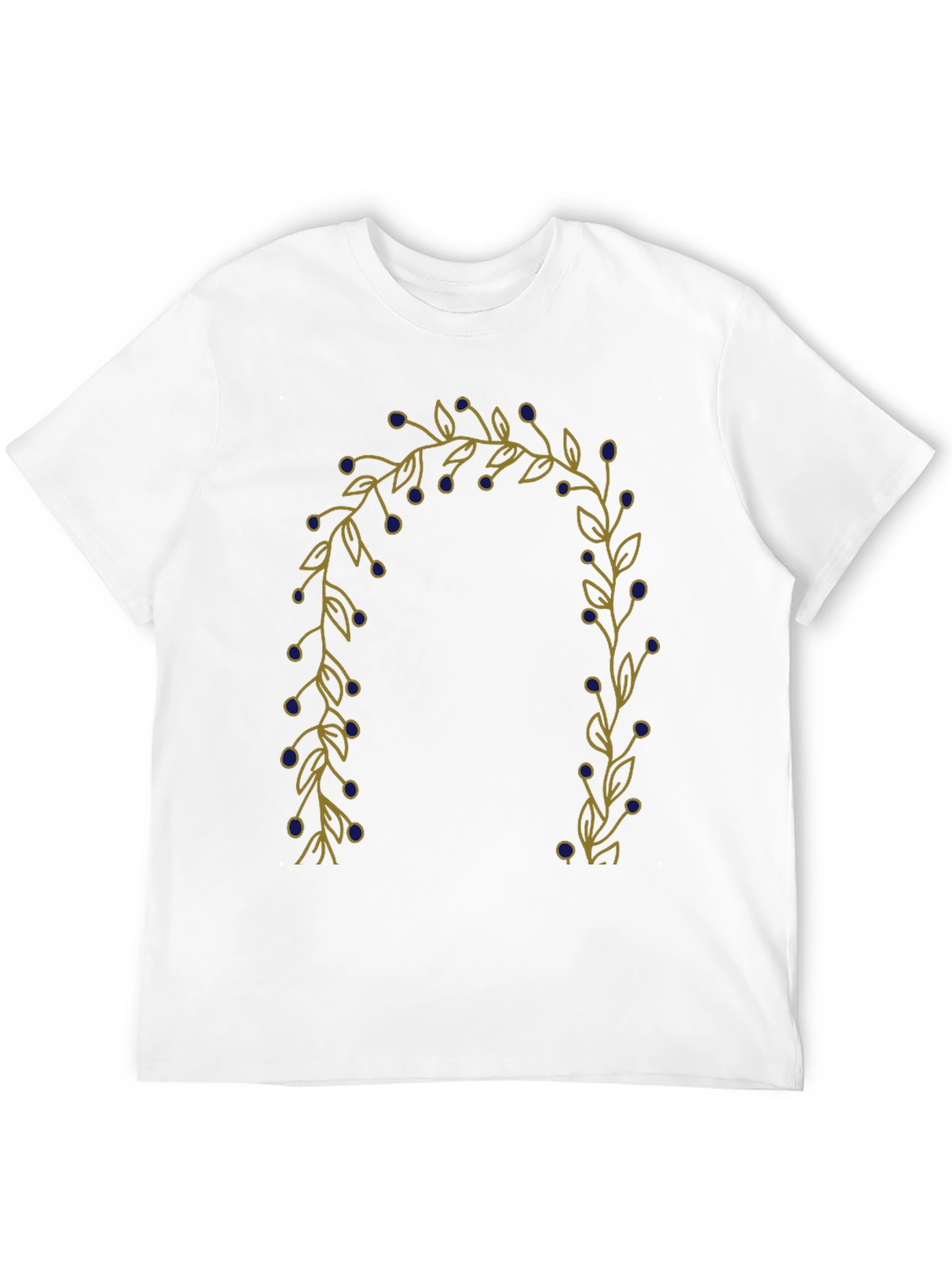 Berry Branch Graphic Black T-Shirt
