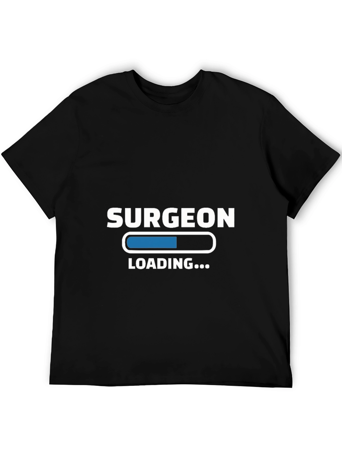 Surgeon Loading Funny Black T-Shirt