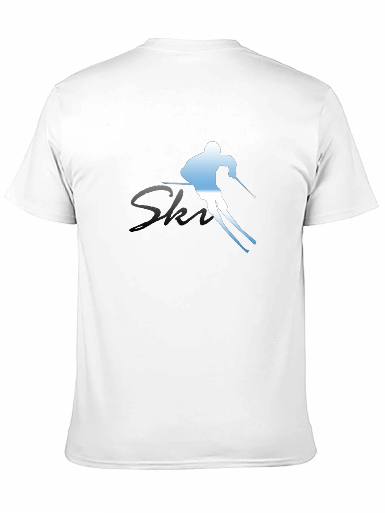 Ski Graphic Tee - Black Cotton Blend