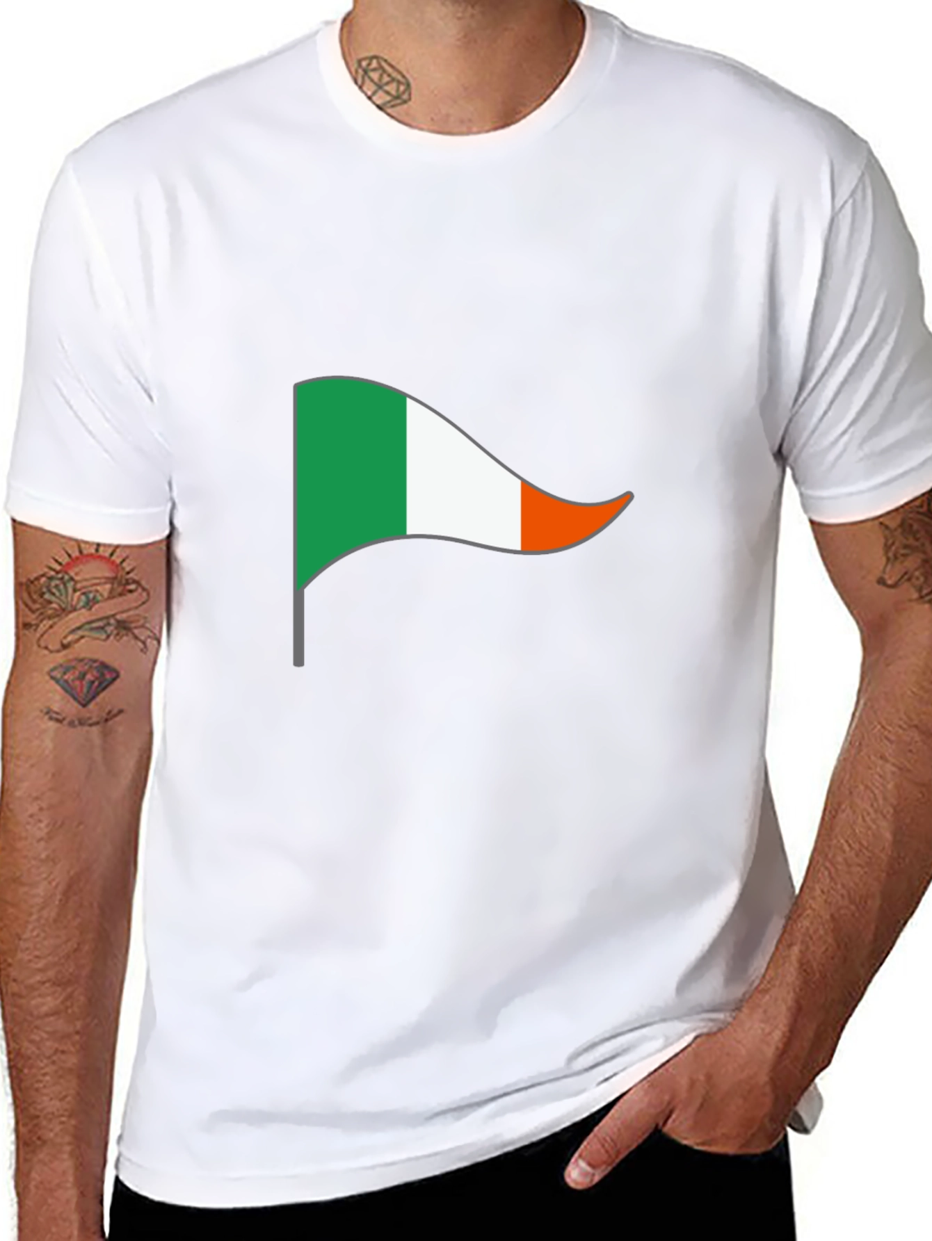 Irish Flag T-Shirt - St. Patricks Day Tee