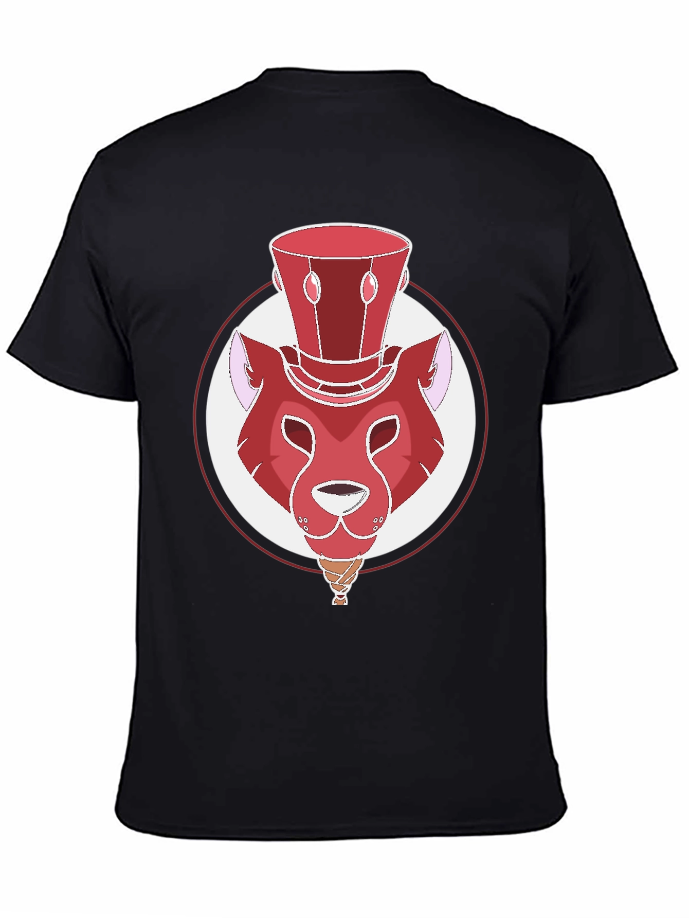 Whimsical Red Lion Graphic Tee