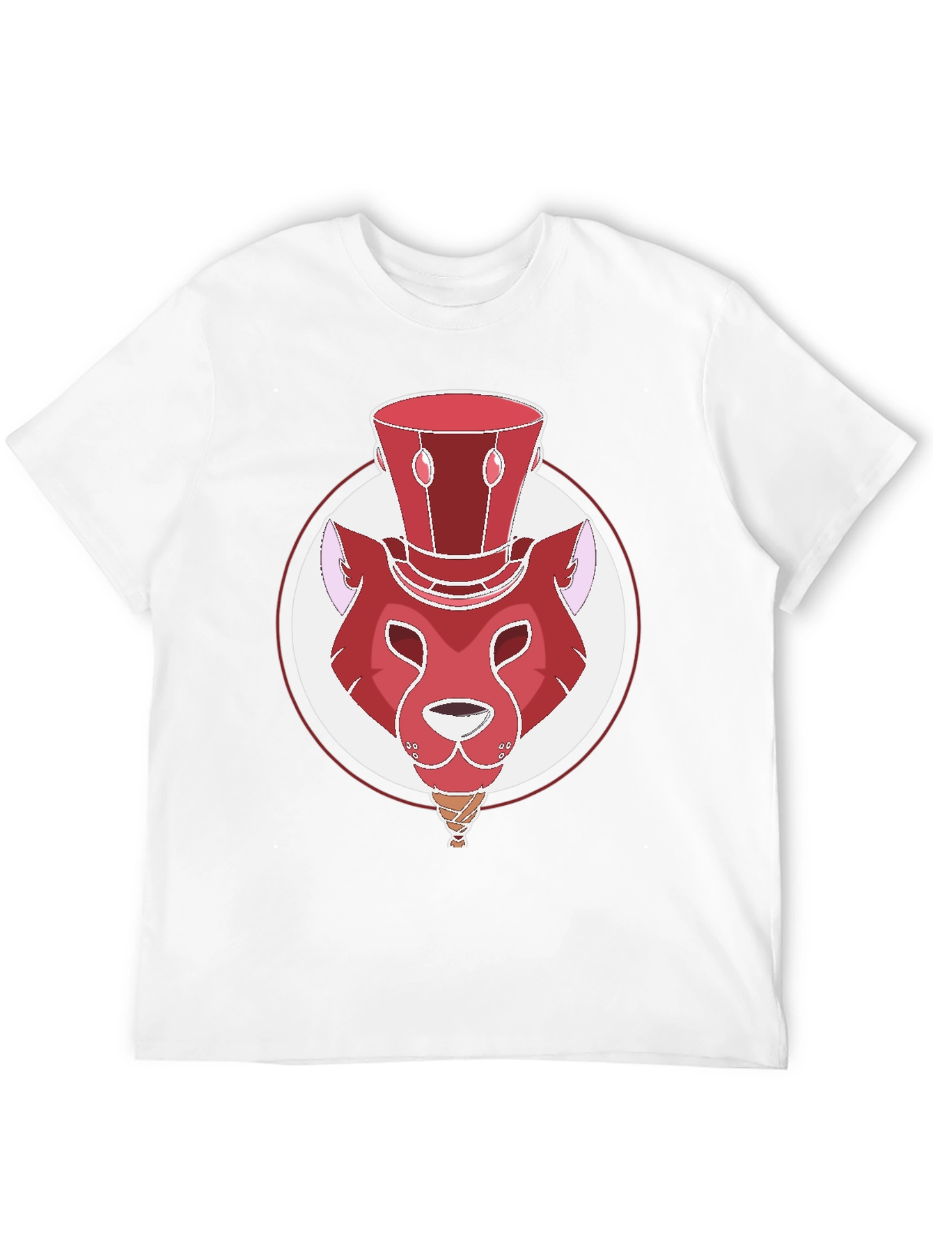 Whimsical Red Lion Graphic Tee