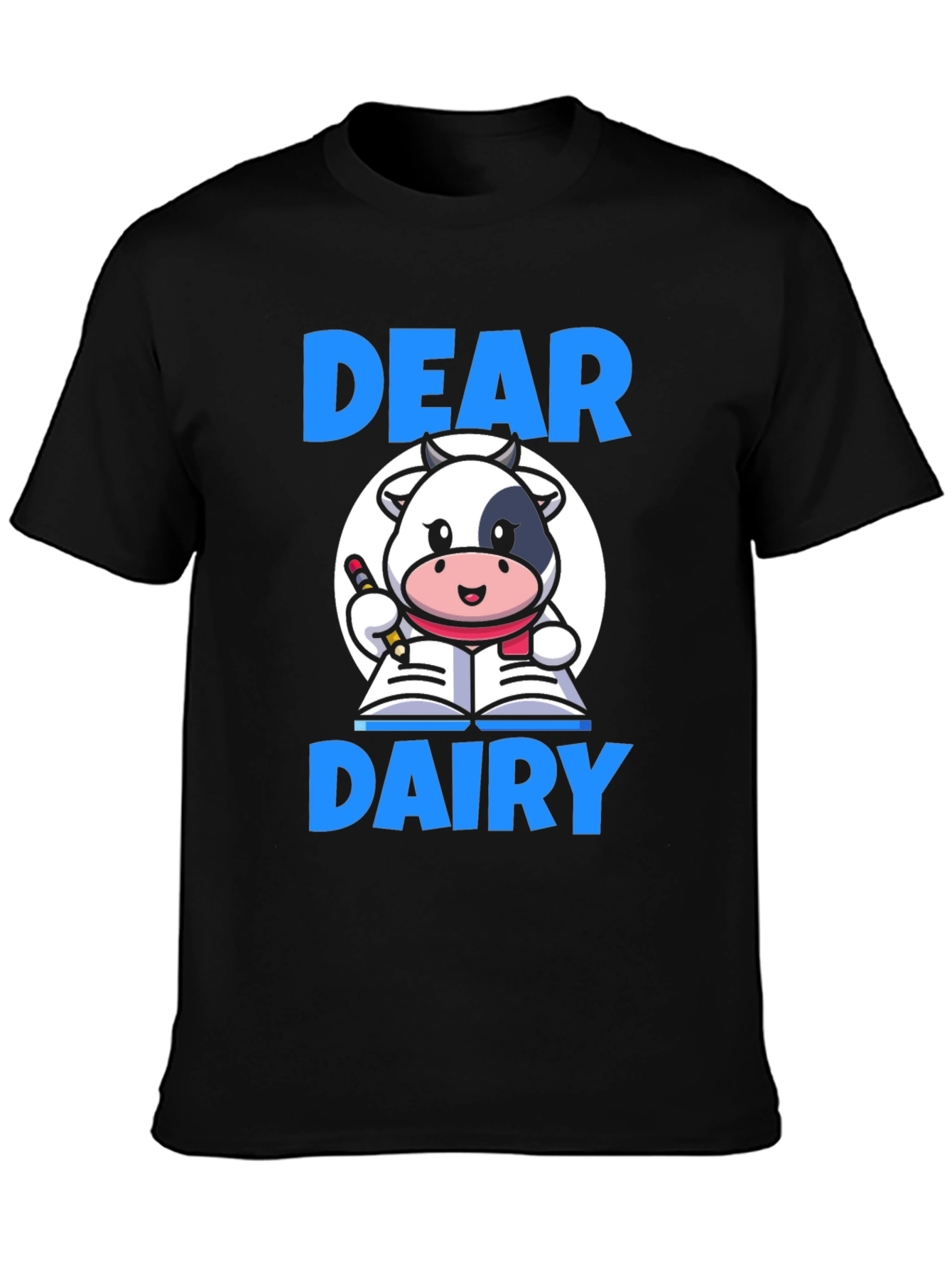 Dear Dairy T-Shirt - Cute Cow Design