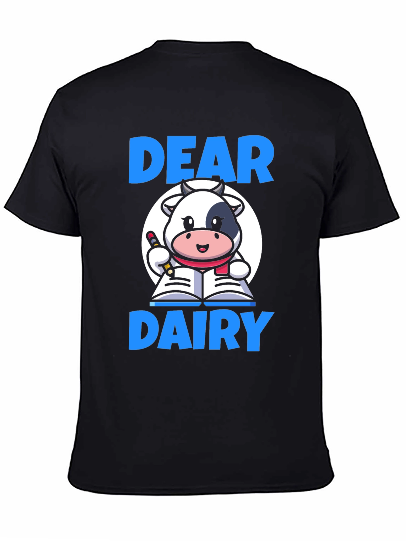 Dear Dairy T-Shirt - Cute Cow Design