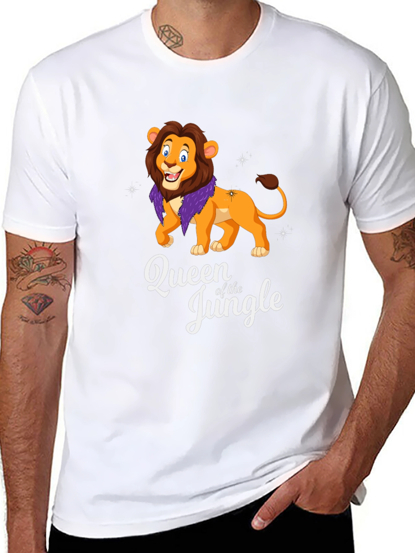 Queen of the Jungle Lion T-Shirt