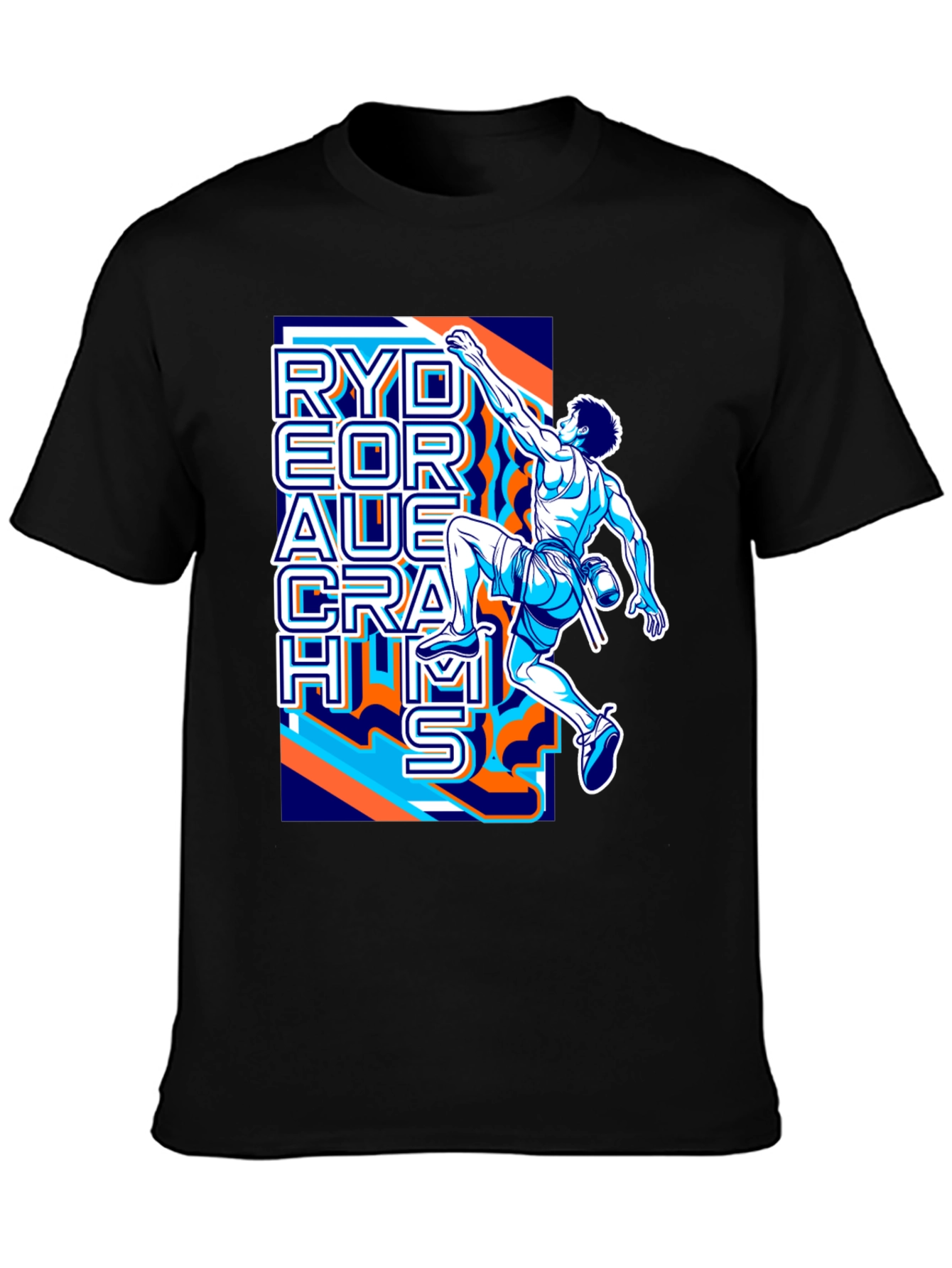 Rock Climbing T-Shirt - Rydeor Auerach Hms Design