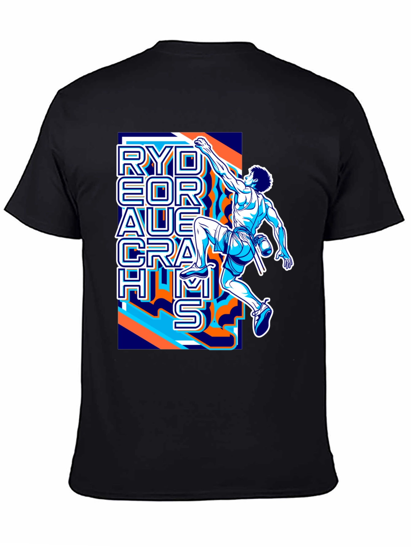 Rock Climbing T-Shirt - Rydeor Auerach Hms Design