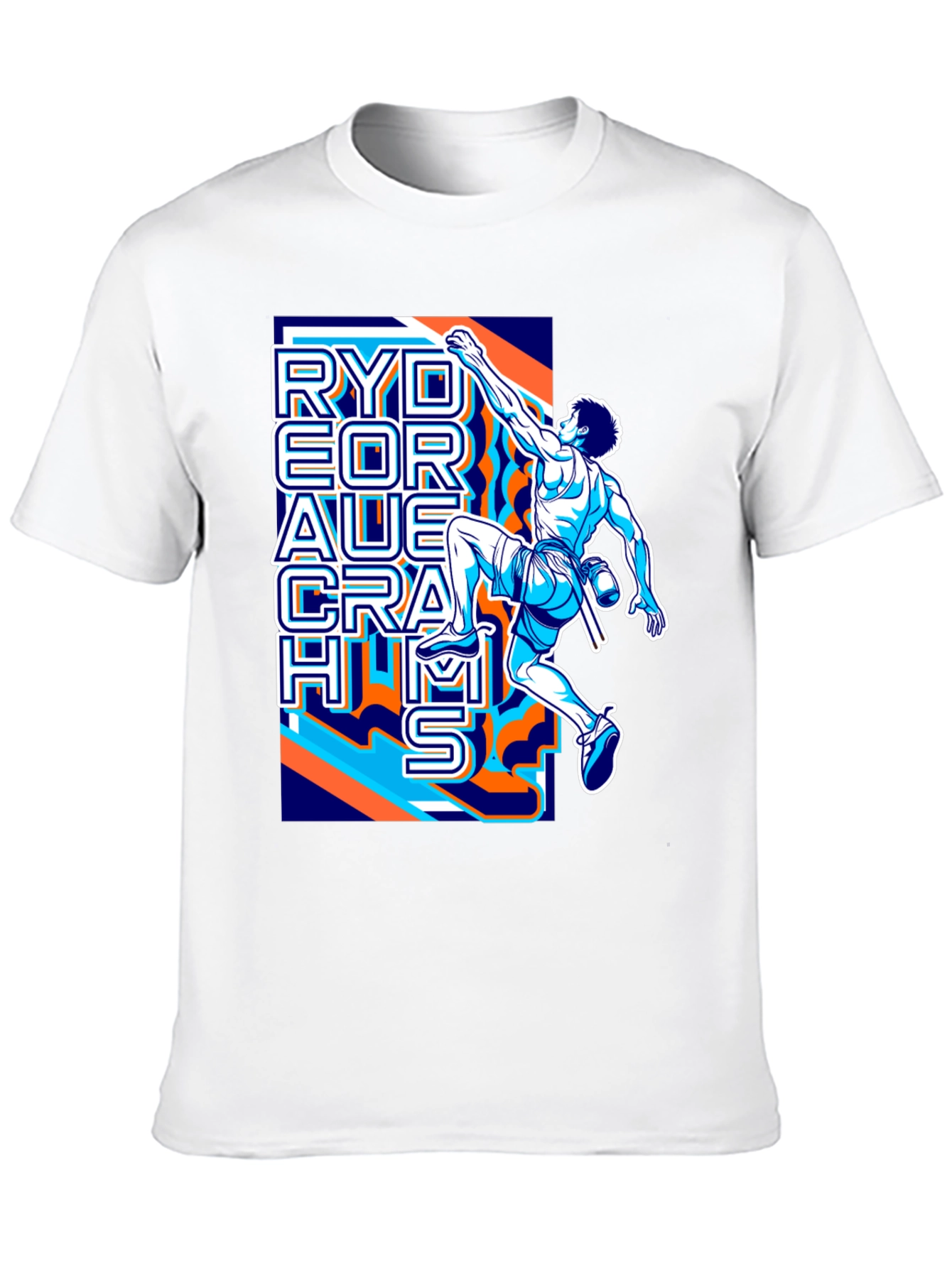 Rock Climbing T-Shirt - Rydeor Auerach Hms Design
