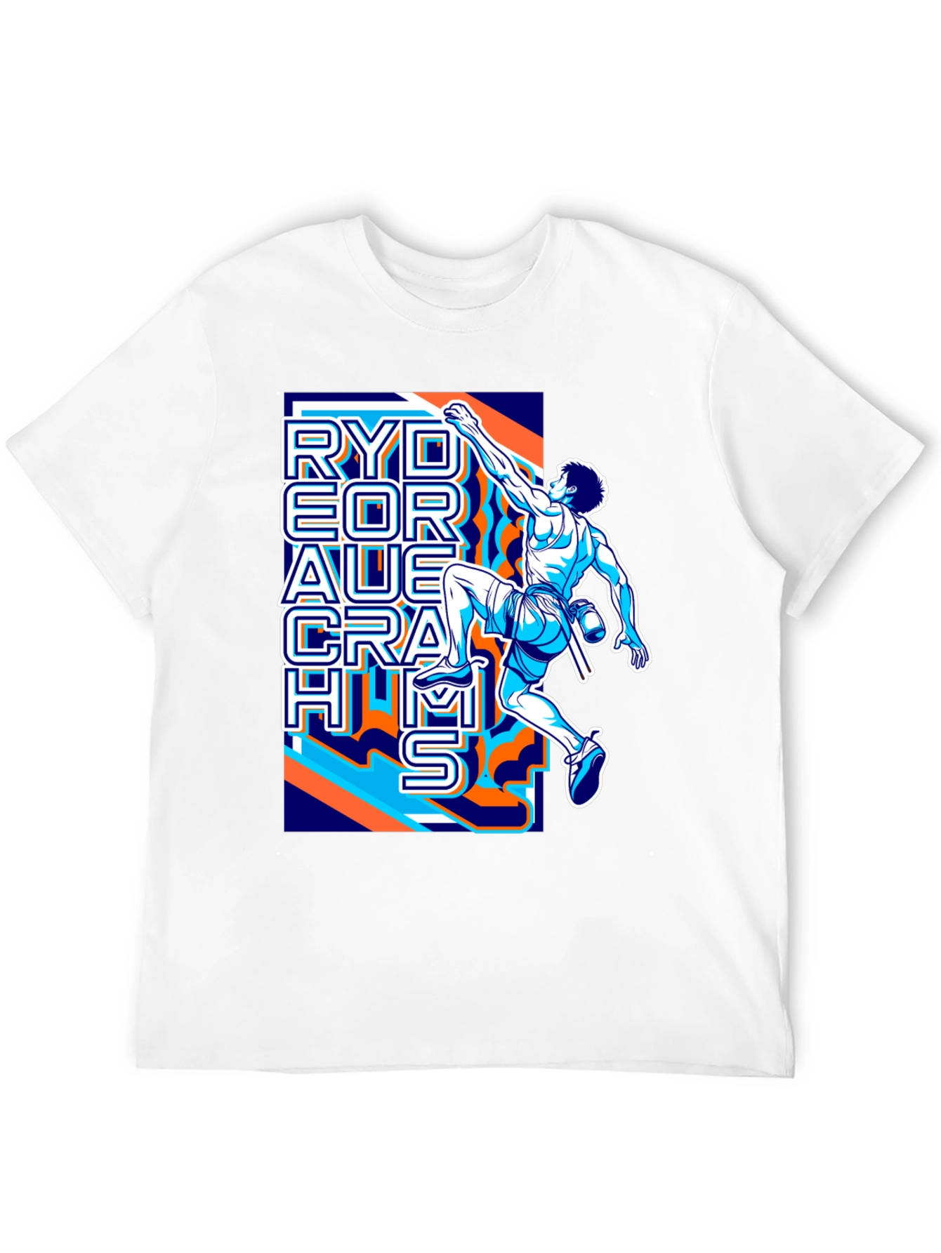 Rock Climbing T-Shirt - Rydeor Auerach Hms Design