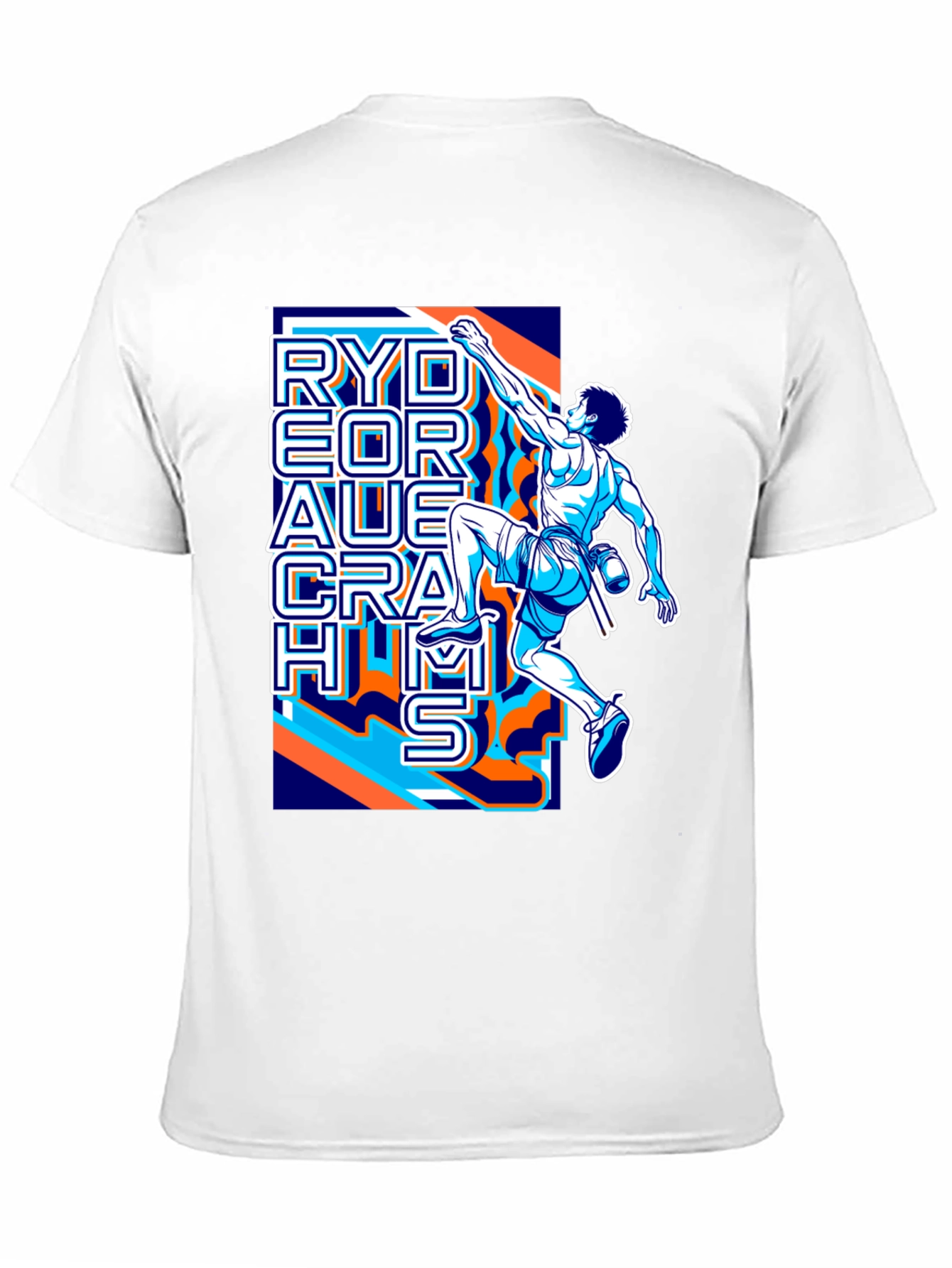 Rock Climbing T-Shirt - Rydeor Auerach Hms Design