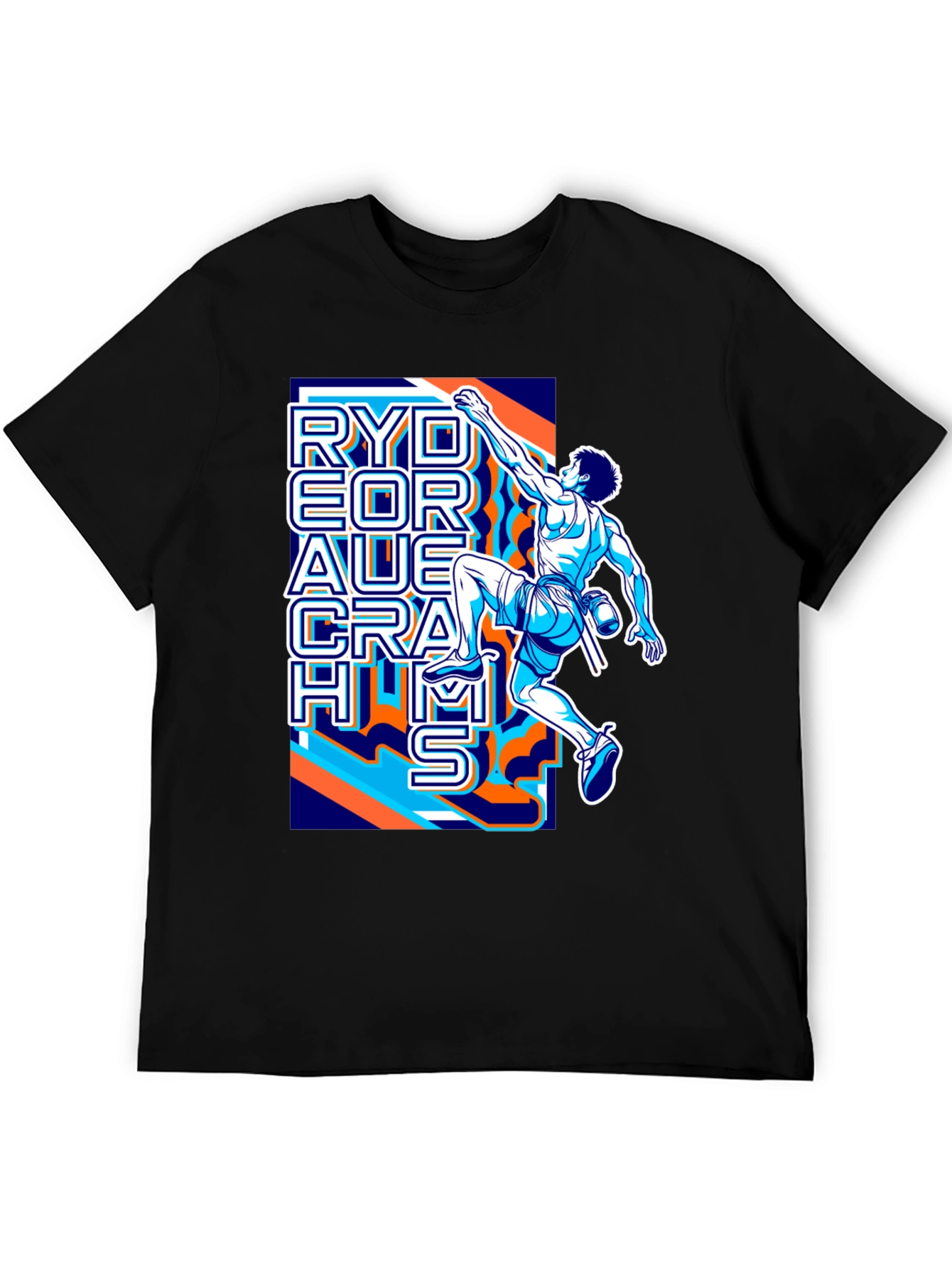 Rock Climbing T-Shirt - Rydeor Auerach Hms Design