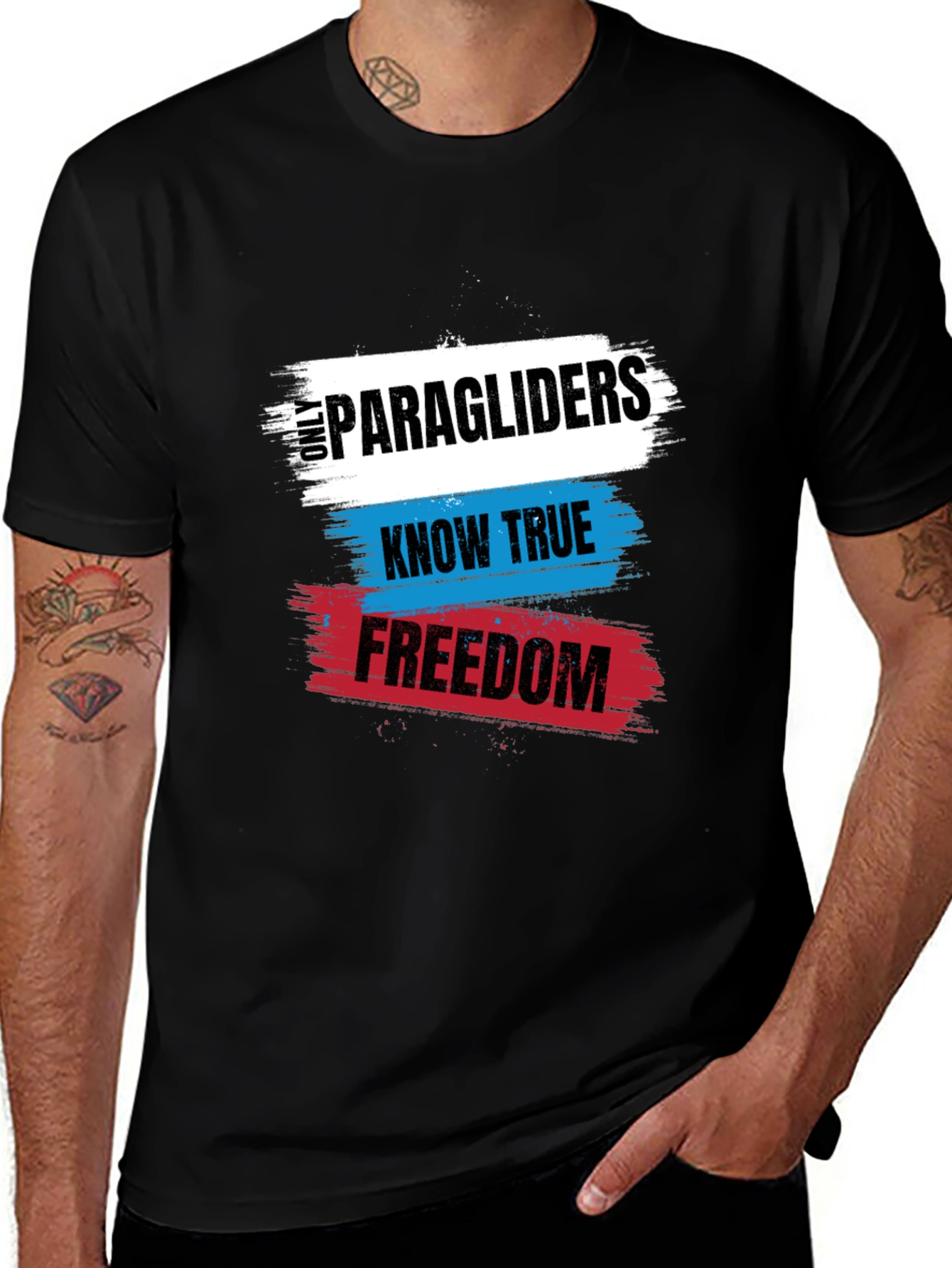 Paragliding True Freedom Graphic Tee