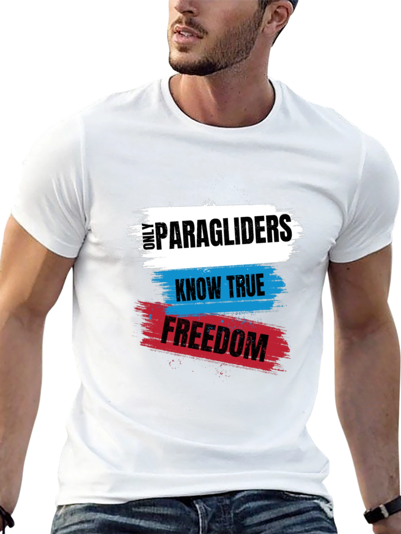 Paragliding True Freedom Graphic Tee