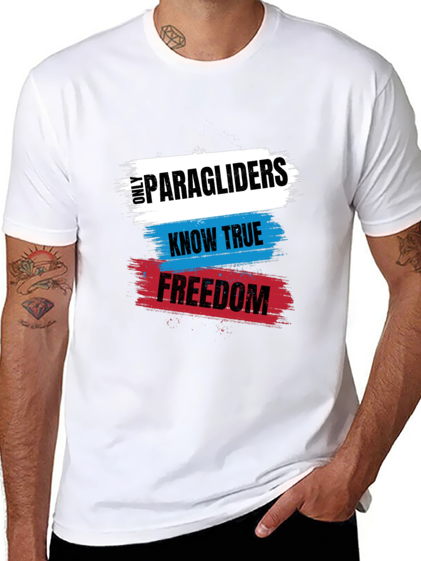 Paragliding True Freedom Graphic Tee