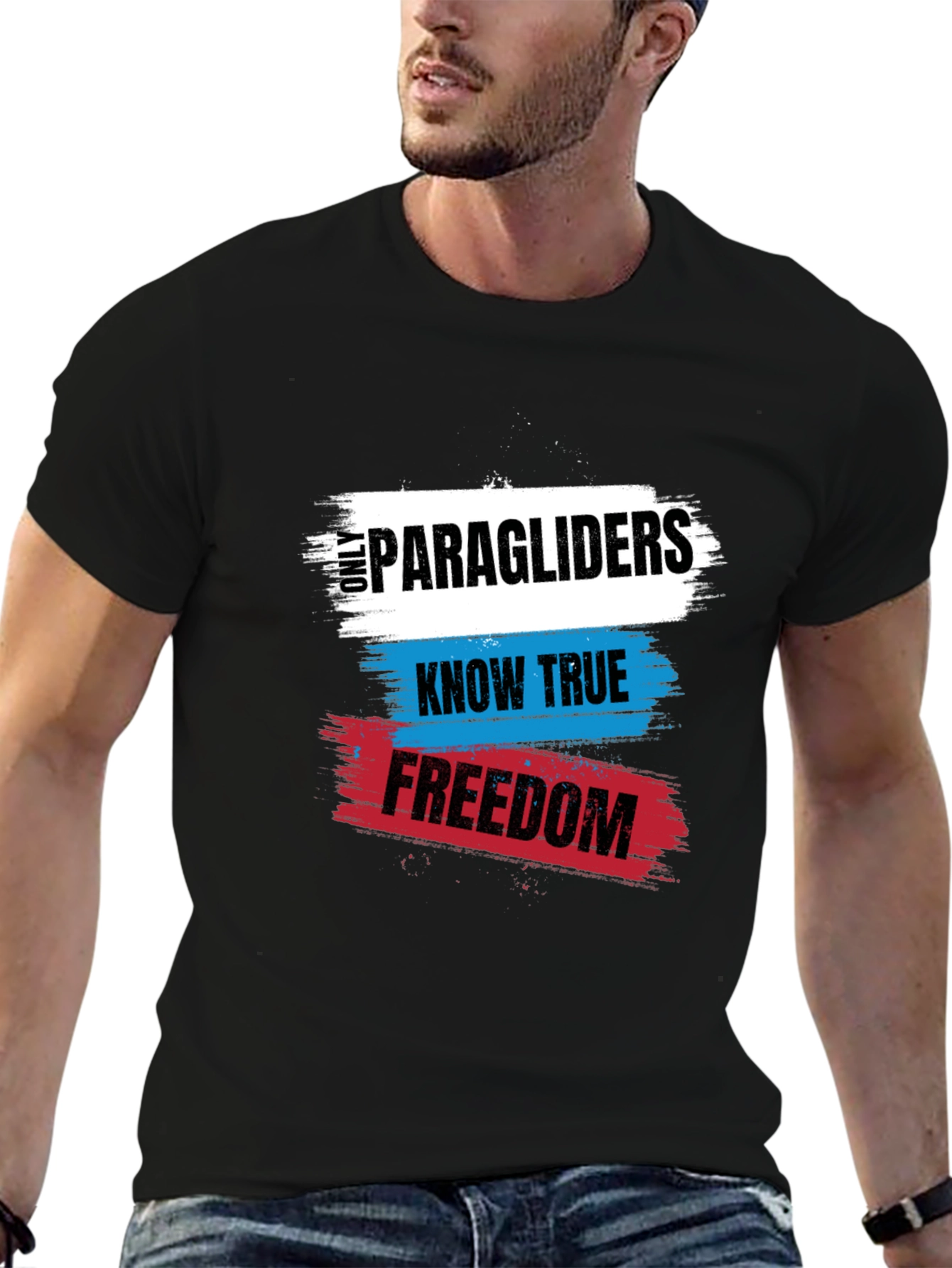 Paragliding True Freedom Graphic Tee