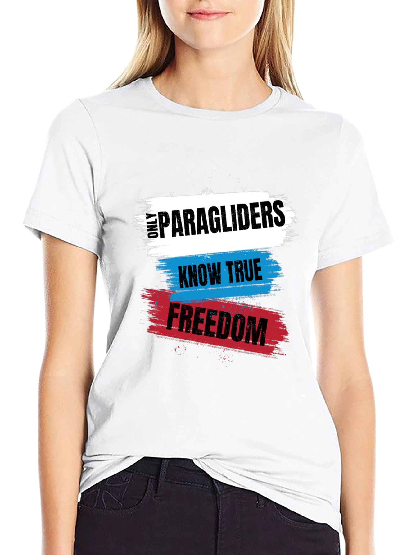 Paragliding True Freedom Graphic Tee