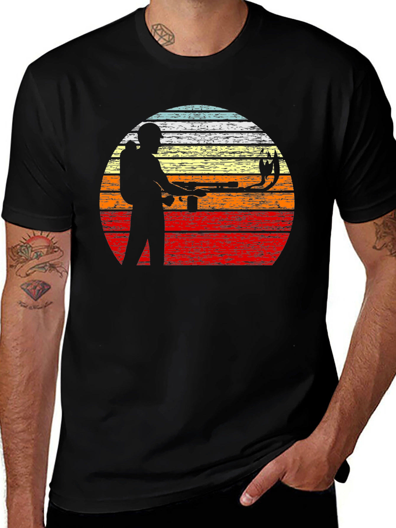 Retro Sunset Exterminator T-Shirt