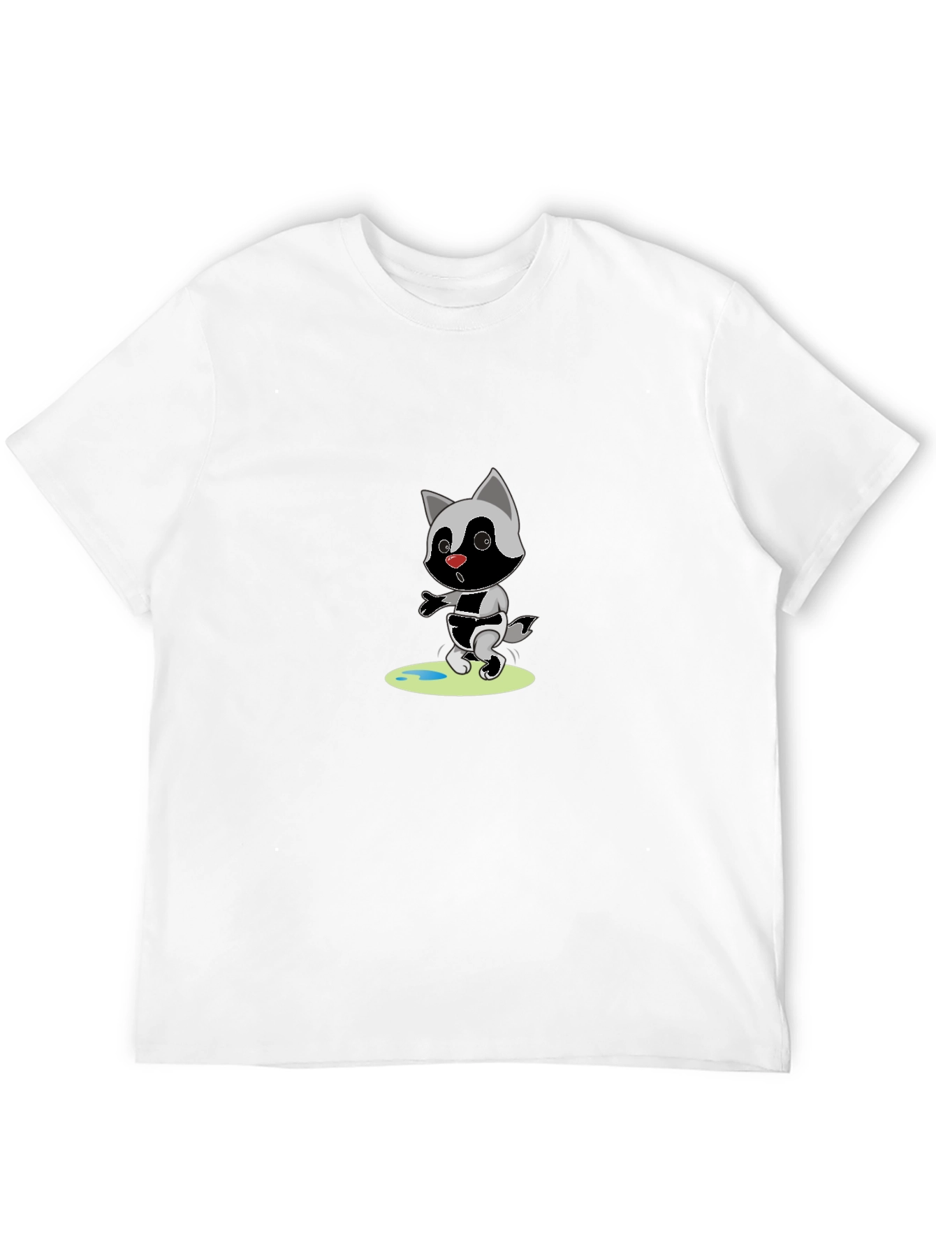 Funny Raccoon T-Shirt Novelty Cartoon Tee