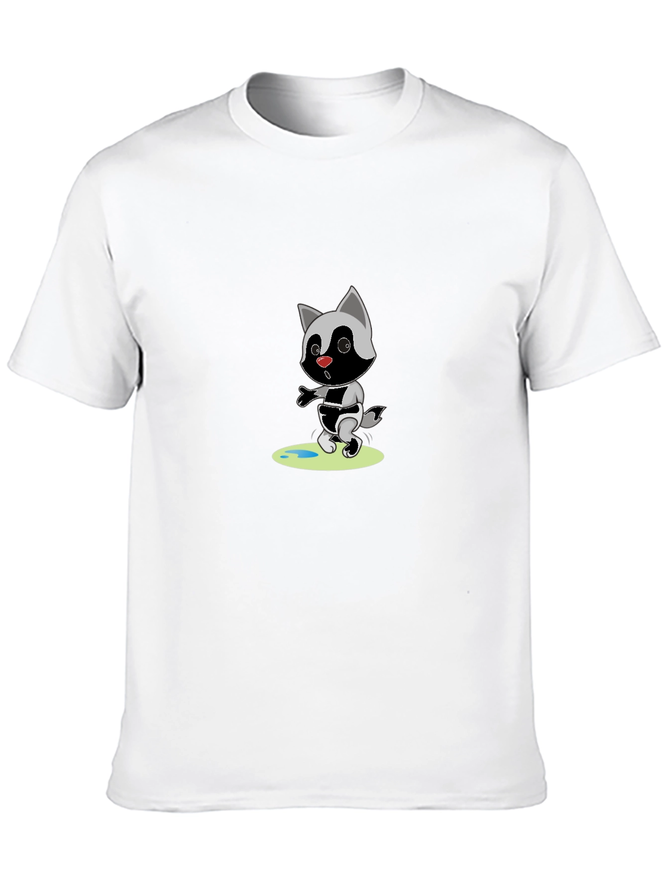 Funny Raccoon T-Shirt Novelty Cartoon Tee