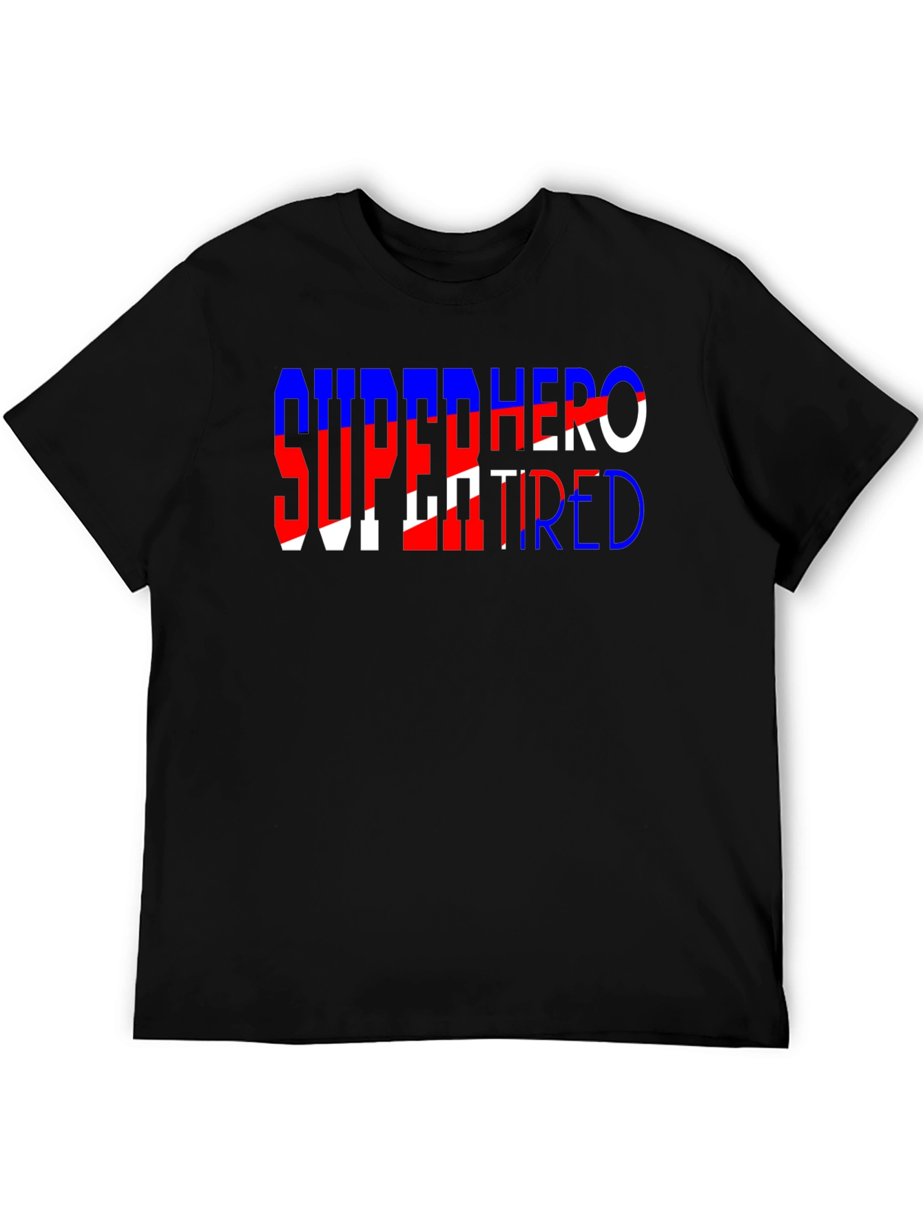 Superhero Retired Graphic Tee - Black